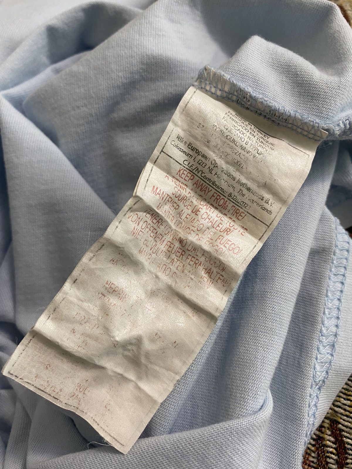 Nike × Vintage NIKE VINTAGE CENTRE SWOOSH BABY BLUE TEE Size US XL / EU 56 / 4 - 5 Thumbnail