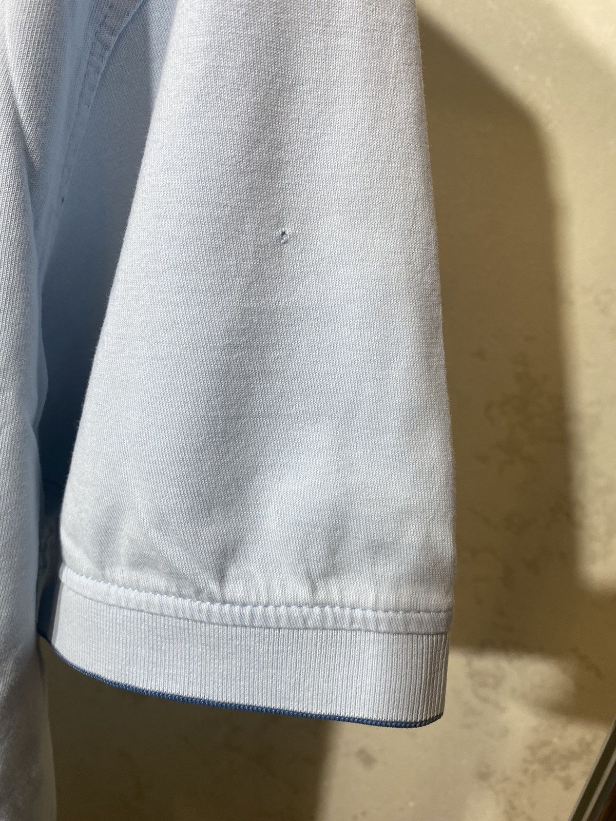 Nike × Vintage NIKE VINTAGE CENTRE SWOOSH BABY BLUE TEE Size US XL / EU 56 / 4 - 4 Thumbnail
