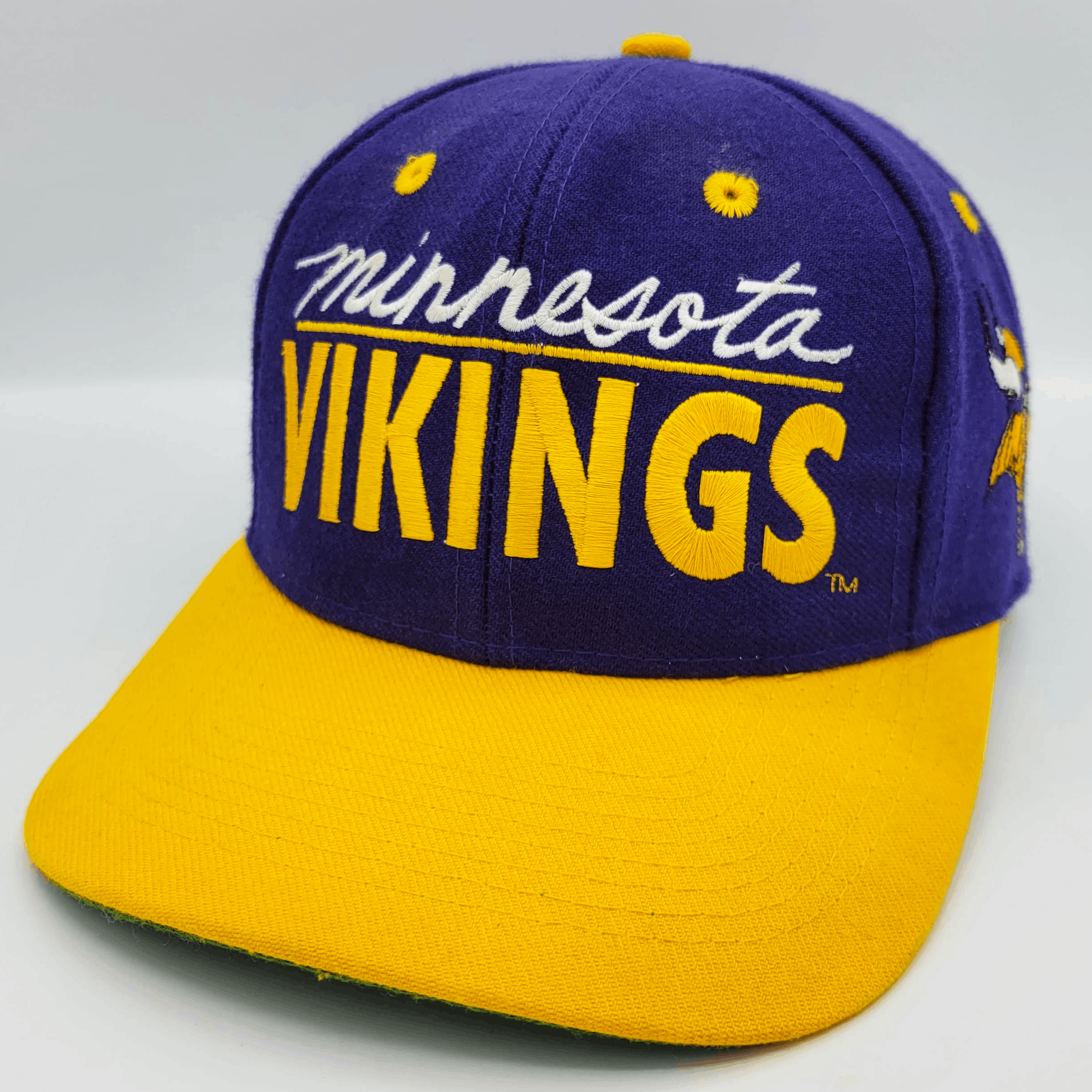 Minnesota Vikings Vintage 90s The Game Snapback Hat