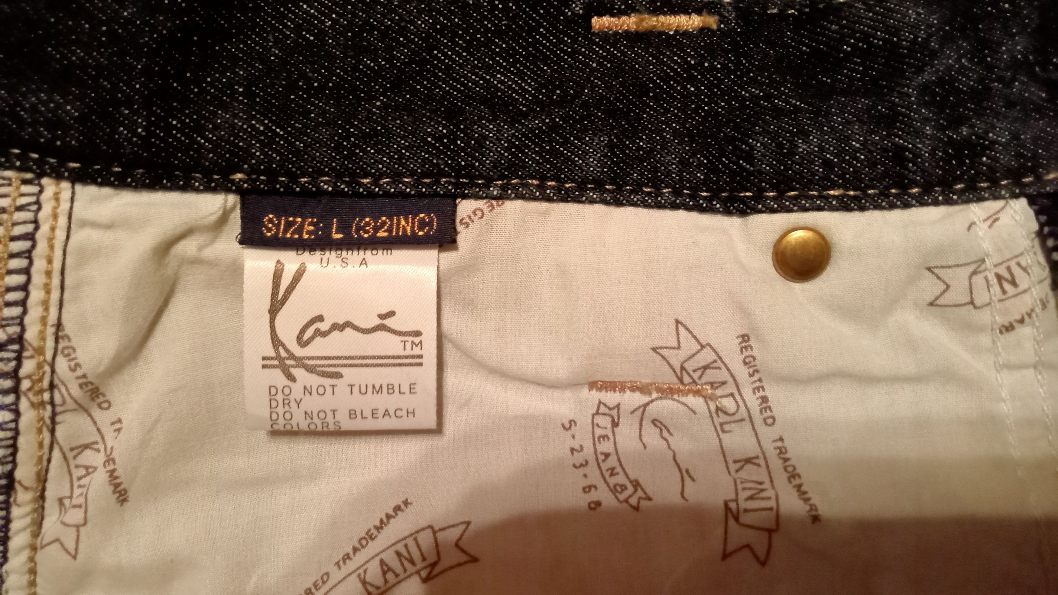 Karl Kani Vintage Style Karl Kani Denim Cut Jean Shorts Size US 32 / EU 48 - 10 Thumbnail
