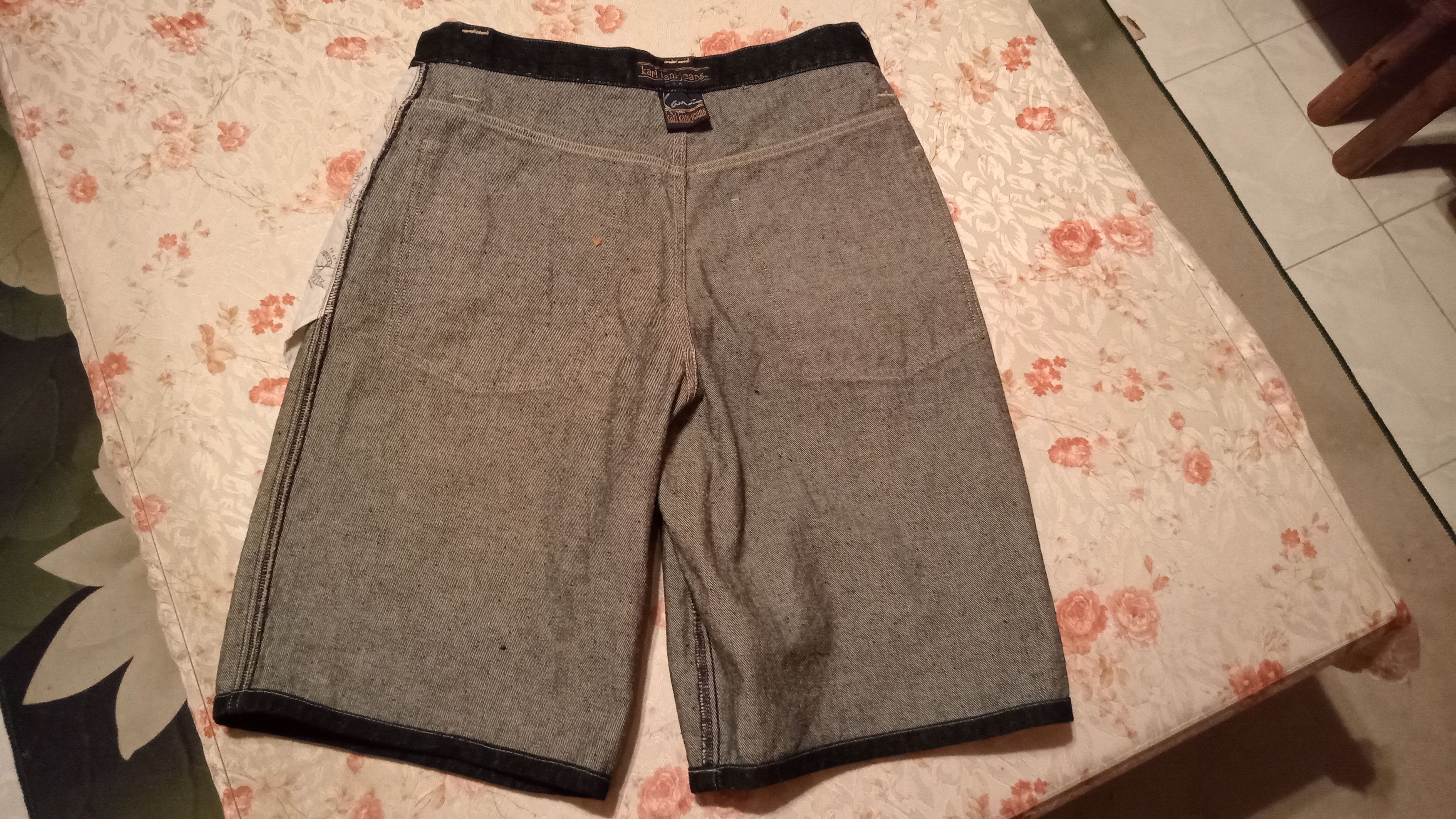 Karl Kani Vintage Style Karl Kani Denim Cut Jean Shorts Size US 32 / EU 48 - 8 Thumbnail