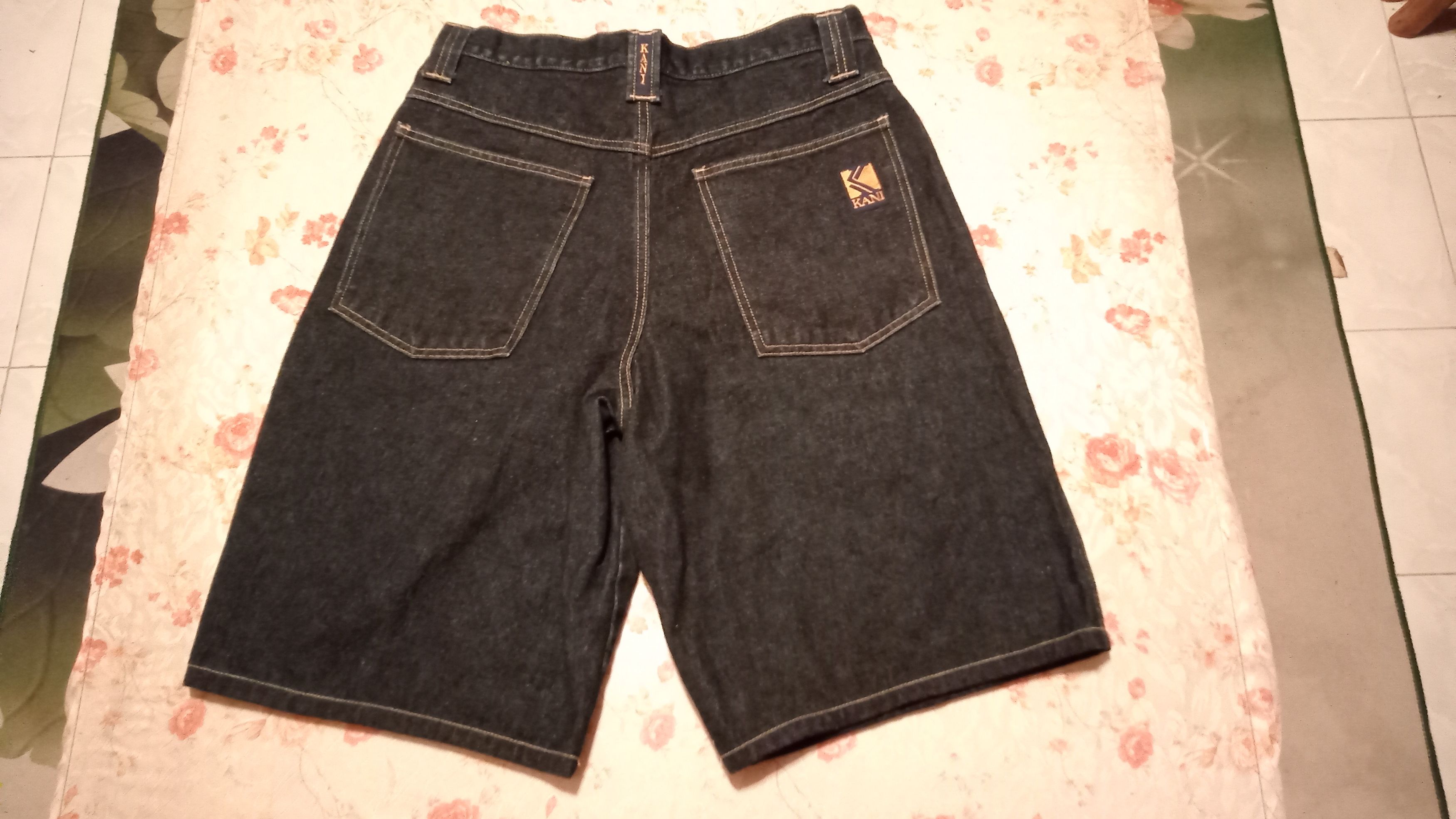 Karl Kani Vintage Style Karl Kani Denim Cut Jean Shorts Size US 32 / EU 48 - 3 Thumbnail