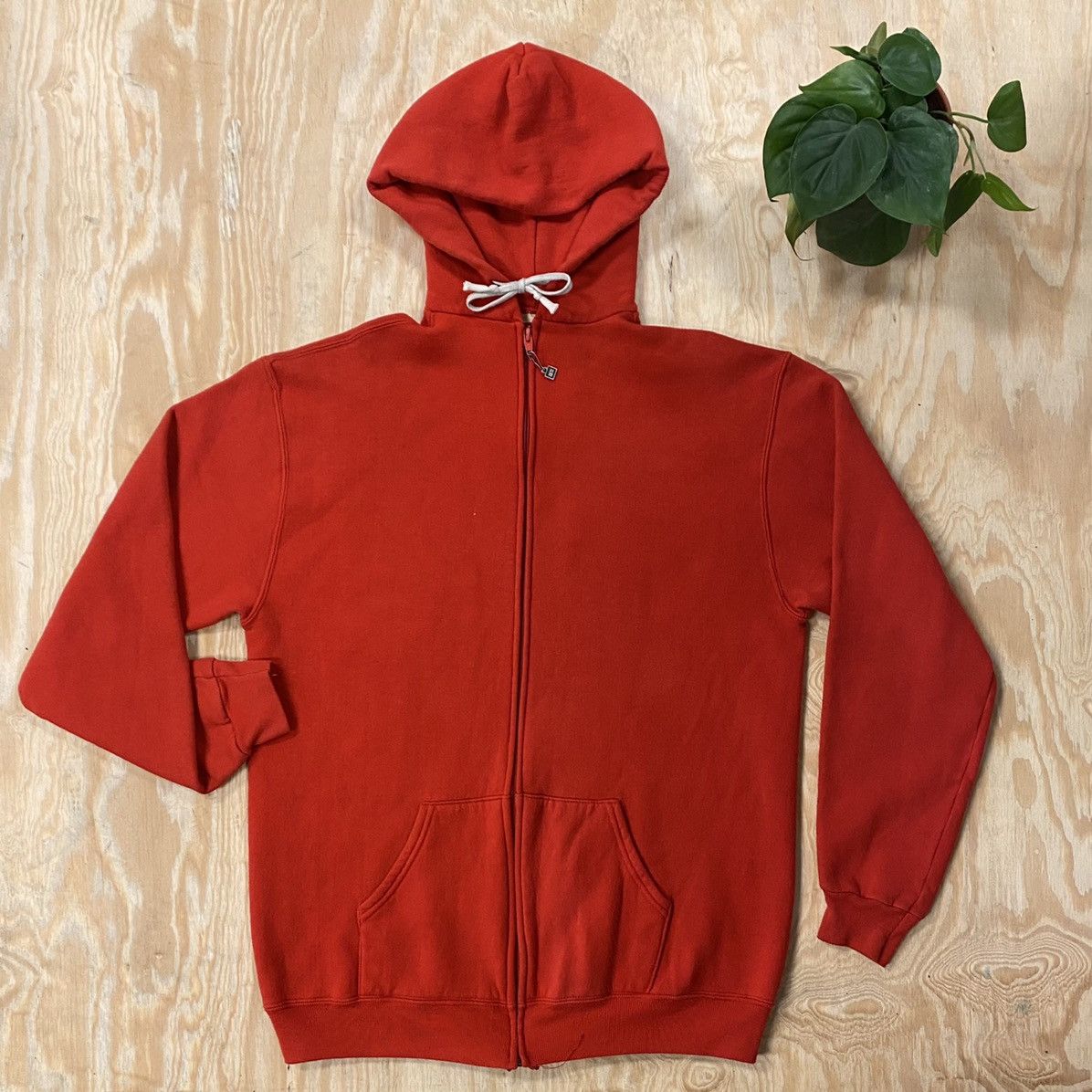 Late 70s Russell Blank Zip Hoodie