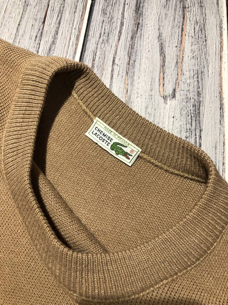 Lacoste Vintage Chemise Lacoste Knit Sweater Wool Size US L / EU 52-54 / 3 - 3 Thumbnail