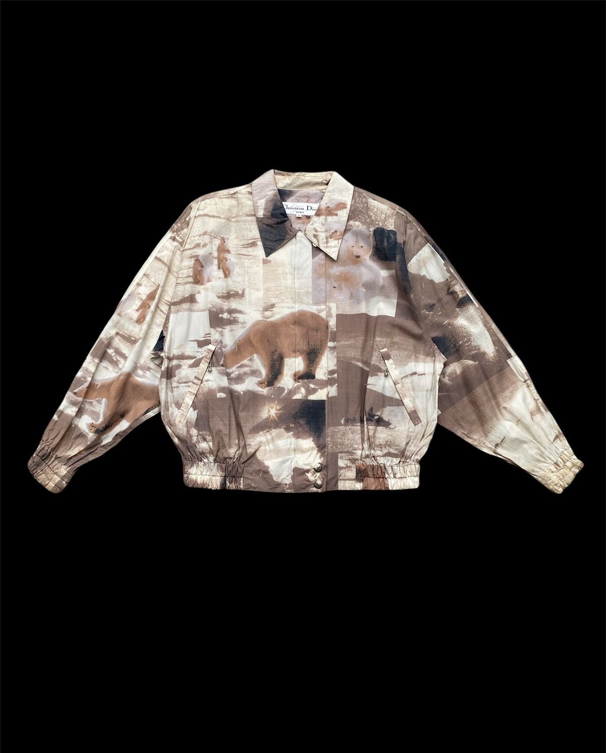 Christian Dior Monsieur × Vintage Vintage 90’s Christian Dior Polar Bear Overprinted Jacket Size US M / EU 48-50 / 2 - 3 Thumbnail