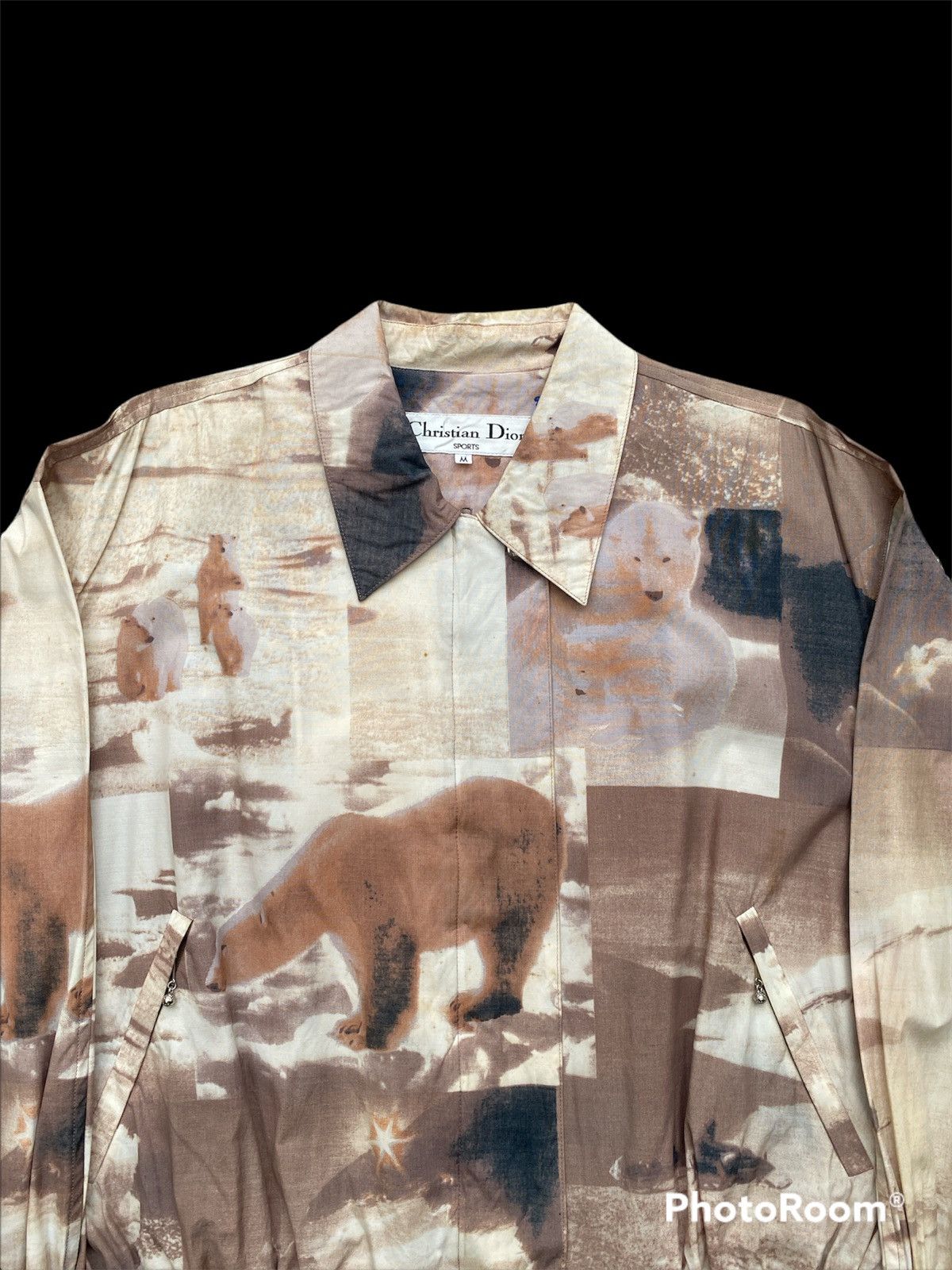 Christian Dior Monsieur × Vintage Vintage 90’s Christian Dior Polar Bear Overprinted Jacket Size US M / EU 48-50 / 2 - 6 Thumbnail