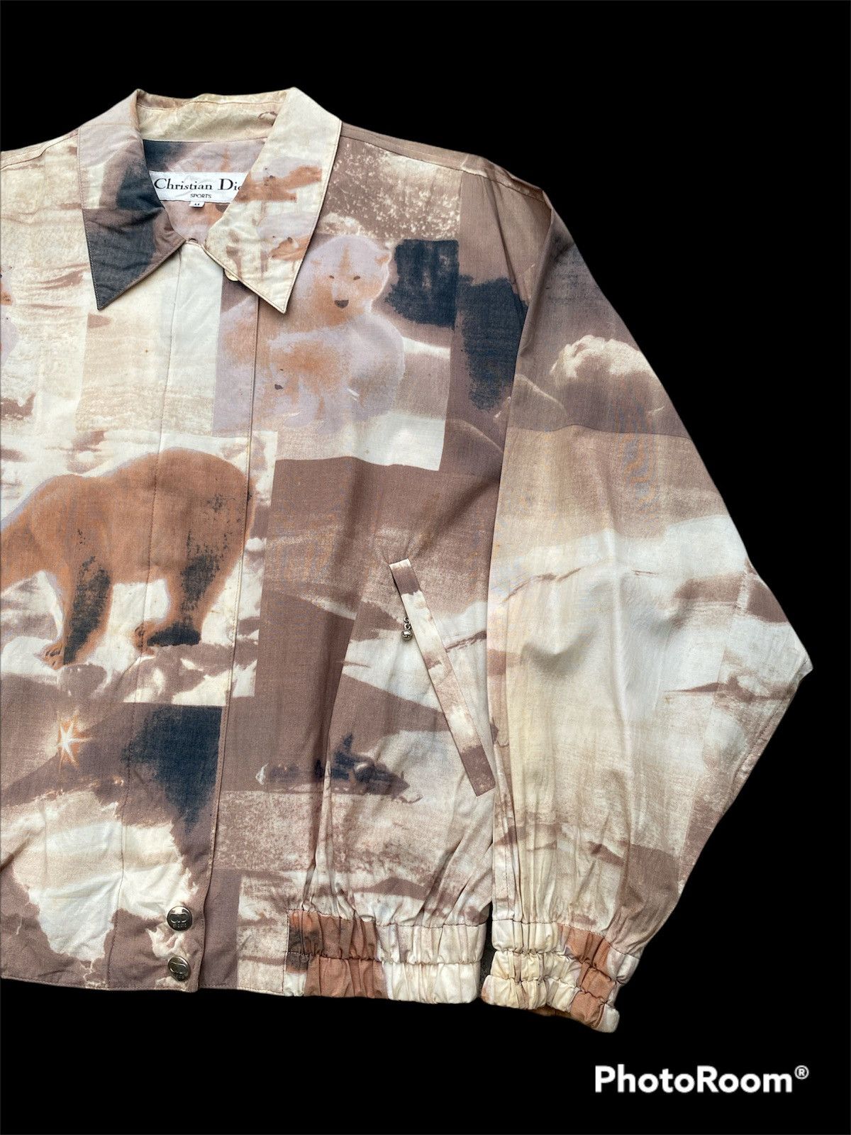 Christian Dior Monsieur × Vintage Vintage 90’s Christian Dior Polar Bear Overprinted Jacket Size US M / EU 48-50 / 2 - 8 Thumbnail