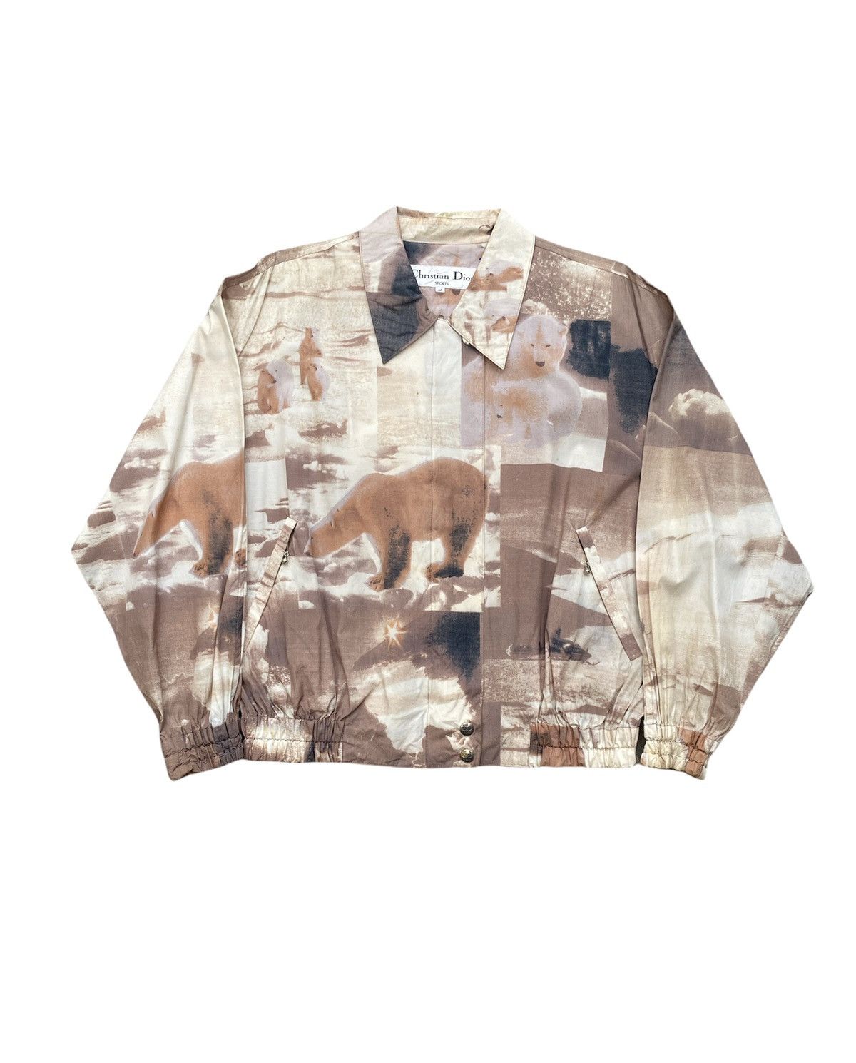 Christian Dior Monsieur × Vintage Vintage 90’s Christian Dior Polar Bear Overprinted Jacket Size US M / EU 48-50 / 2 - 2 Thumbnail
