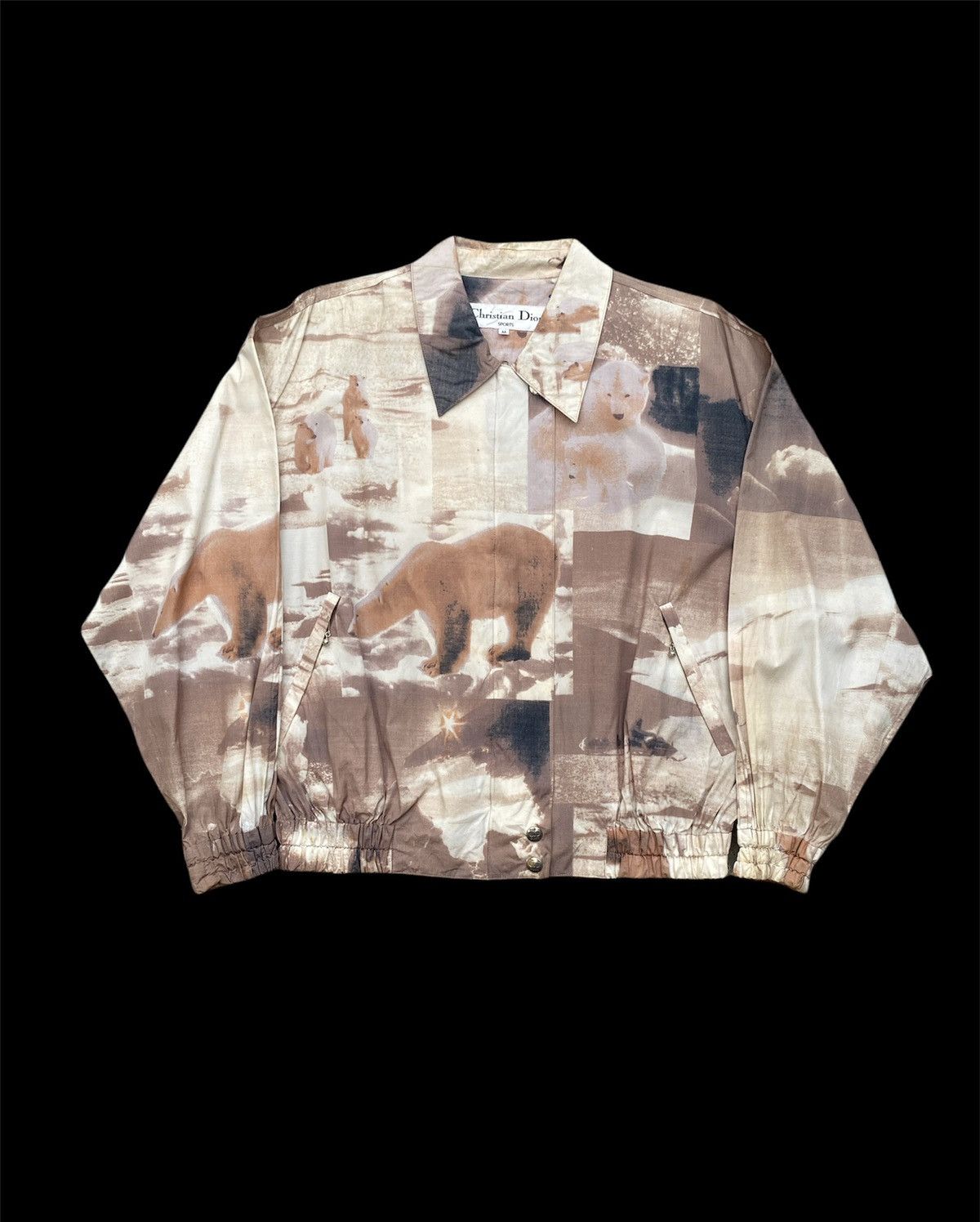 Christian Dior Monsieur × Vintage Vintage 90’s Christian Dior Polar Bear Overprinted Jacket Size US M / EU 48-50 / 2 - 1 Thumbnail