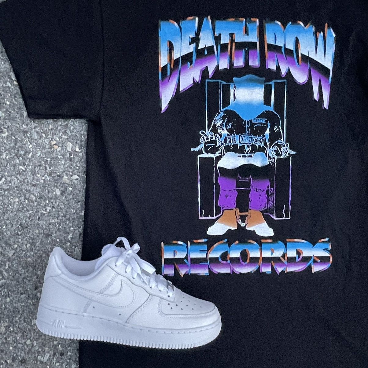 Death Row Records × Rap Tees × Streetwear Vintage 90s Style Boxy ...