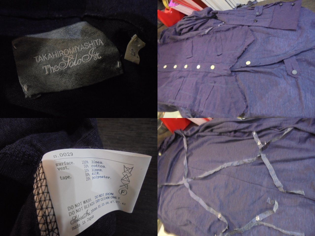 Takahiromiyashita The Soloist. Purple shirt Size US S / EU 44-46 / 1 - 7 Thumbnail