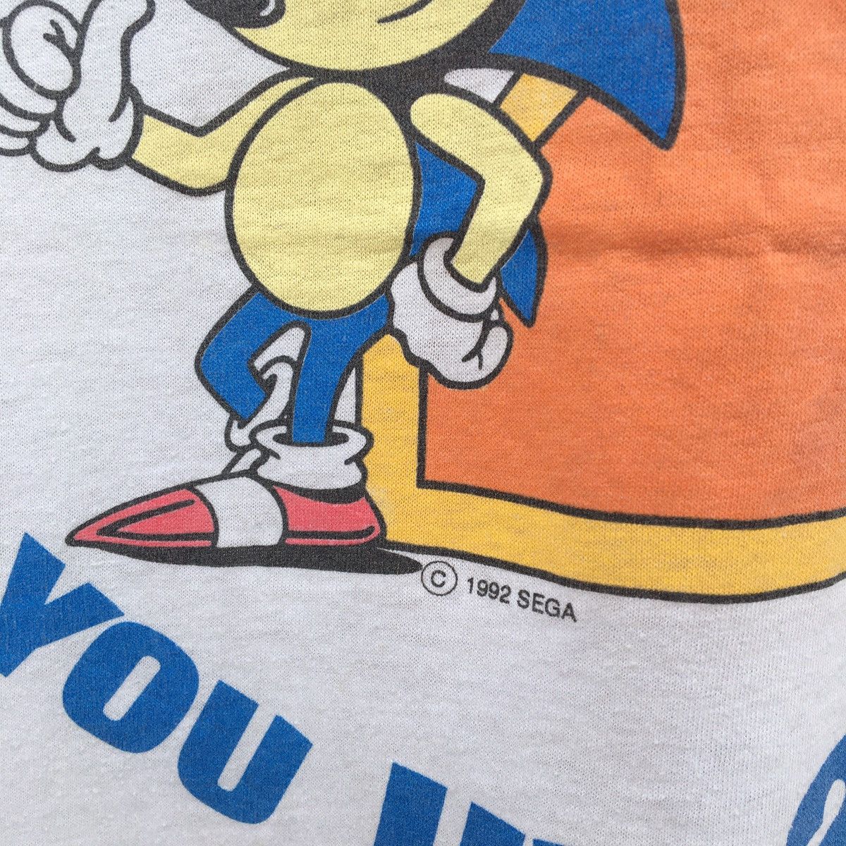 Nintendo × Sonic Lab × Vintage Vintage 90s SEGA SONIC THE HEDGEHOG T-shirt Size US L / EU 52-54 / 3 - 6 Thumbnail