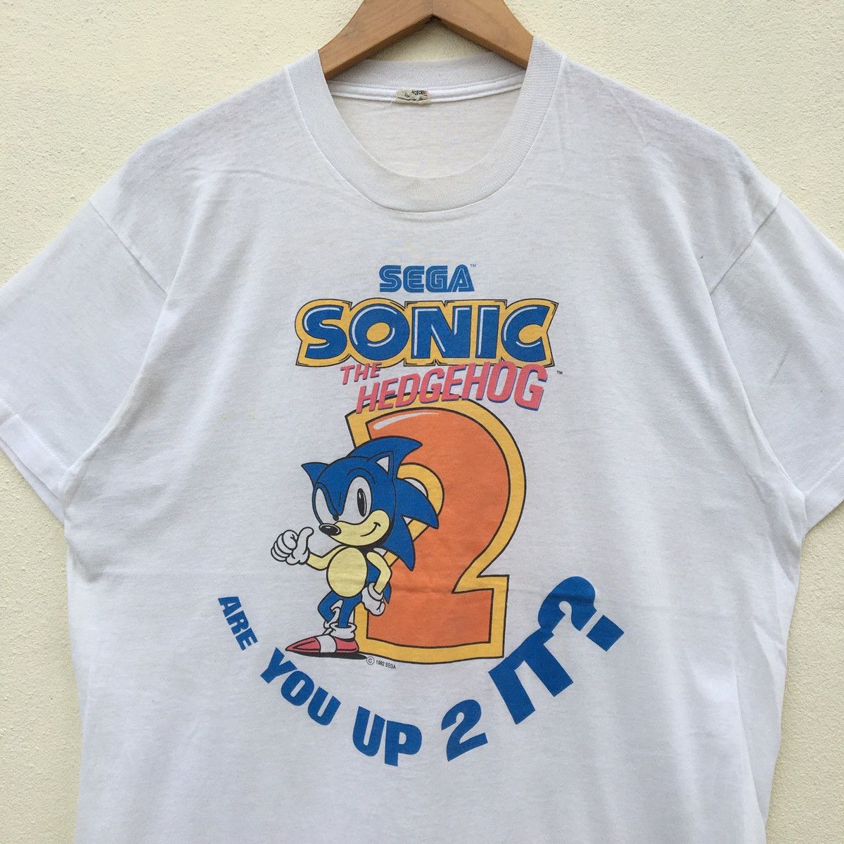 Nintendo × Sonic Lab × Vintage Vintage 90s SEGA SONIC THE HEDGEHOG T-shirt Size US L / EU 52-54 / 3 - 2 Thumbnail
