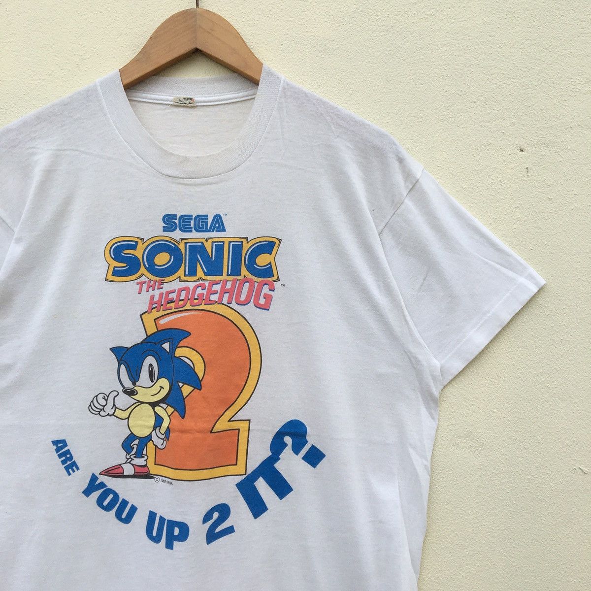 Nintendo × Sonic Lab × Vintage Vintage 90s SEGA SONIC THE HEDGEHOG T-shirt Size US L / EU 52-54 / 3 - 3 Thumbnail
