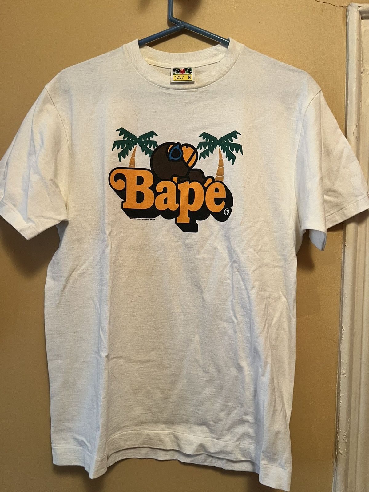 Bape Baby Milo Palm Tree Tee | Grailed