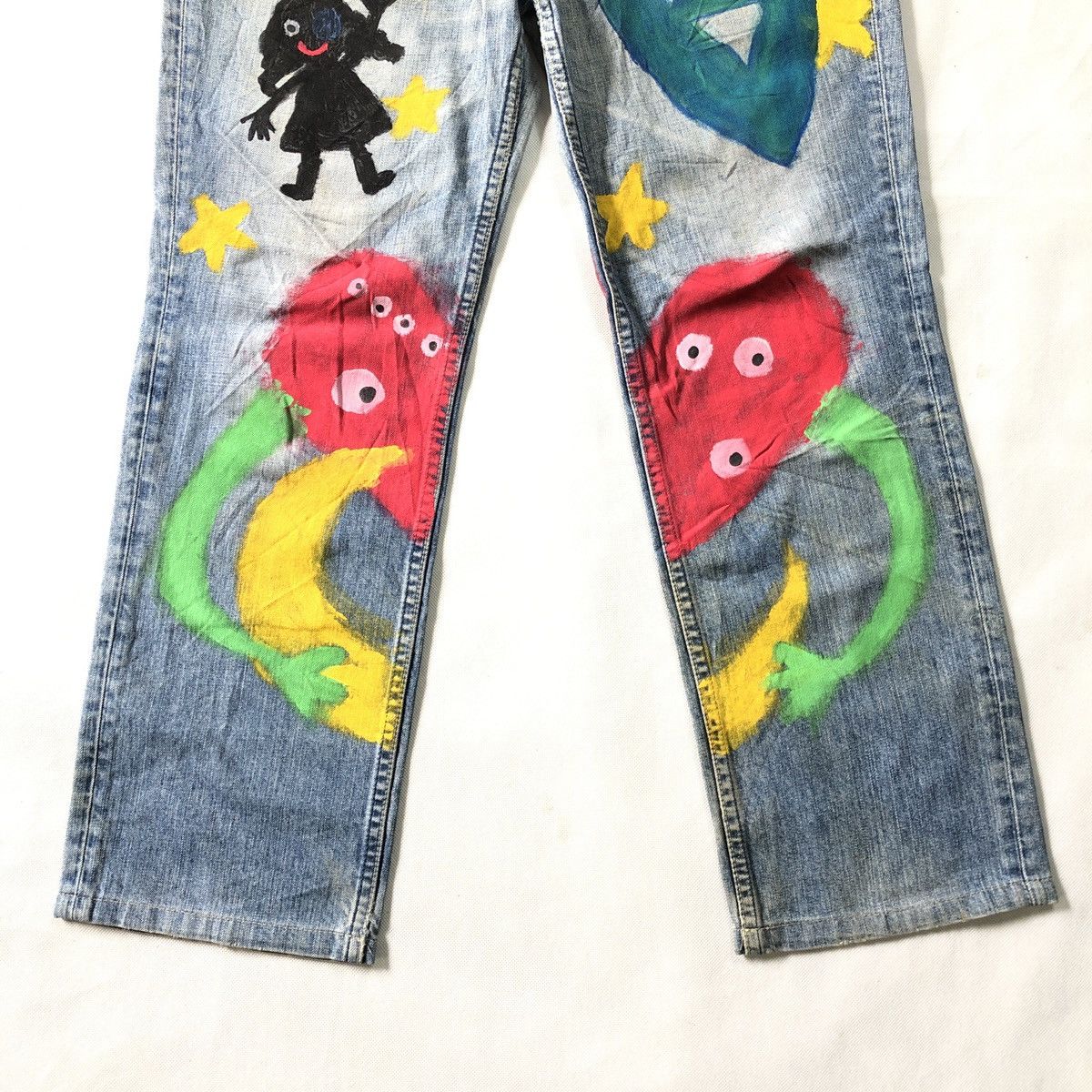 Levi's Rare! Levis Redloop Custom Painting Lowrise Pant Size US 31 - 4 Thumbnail