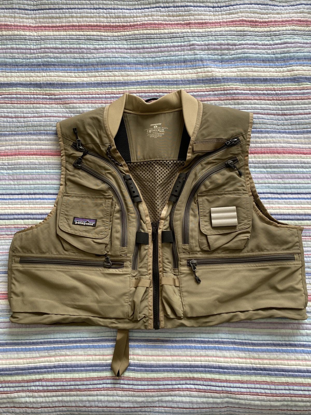 Patagonia Fishing Vest Patagonia USA Heavy Duty Fly Mesh Zippers