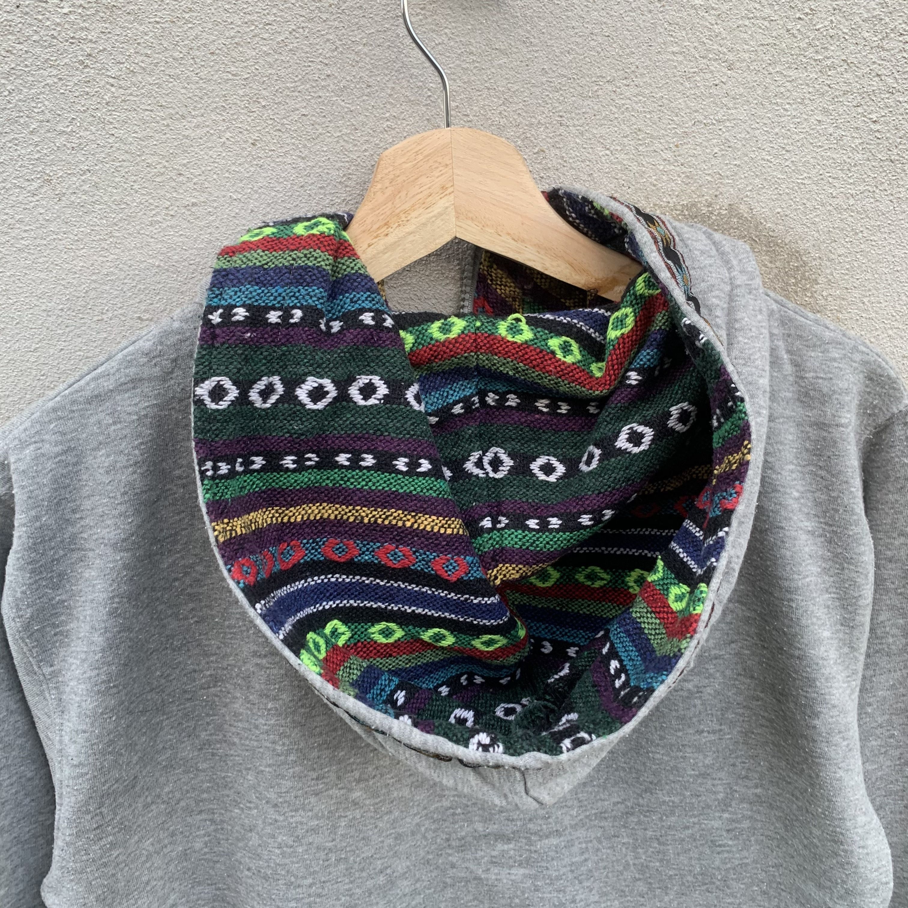 Vintage Vintage Aztec Navajo Style Native Hooded Pullover Size US M / EU 48-50 / 2 - 8 Thumbnail