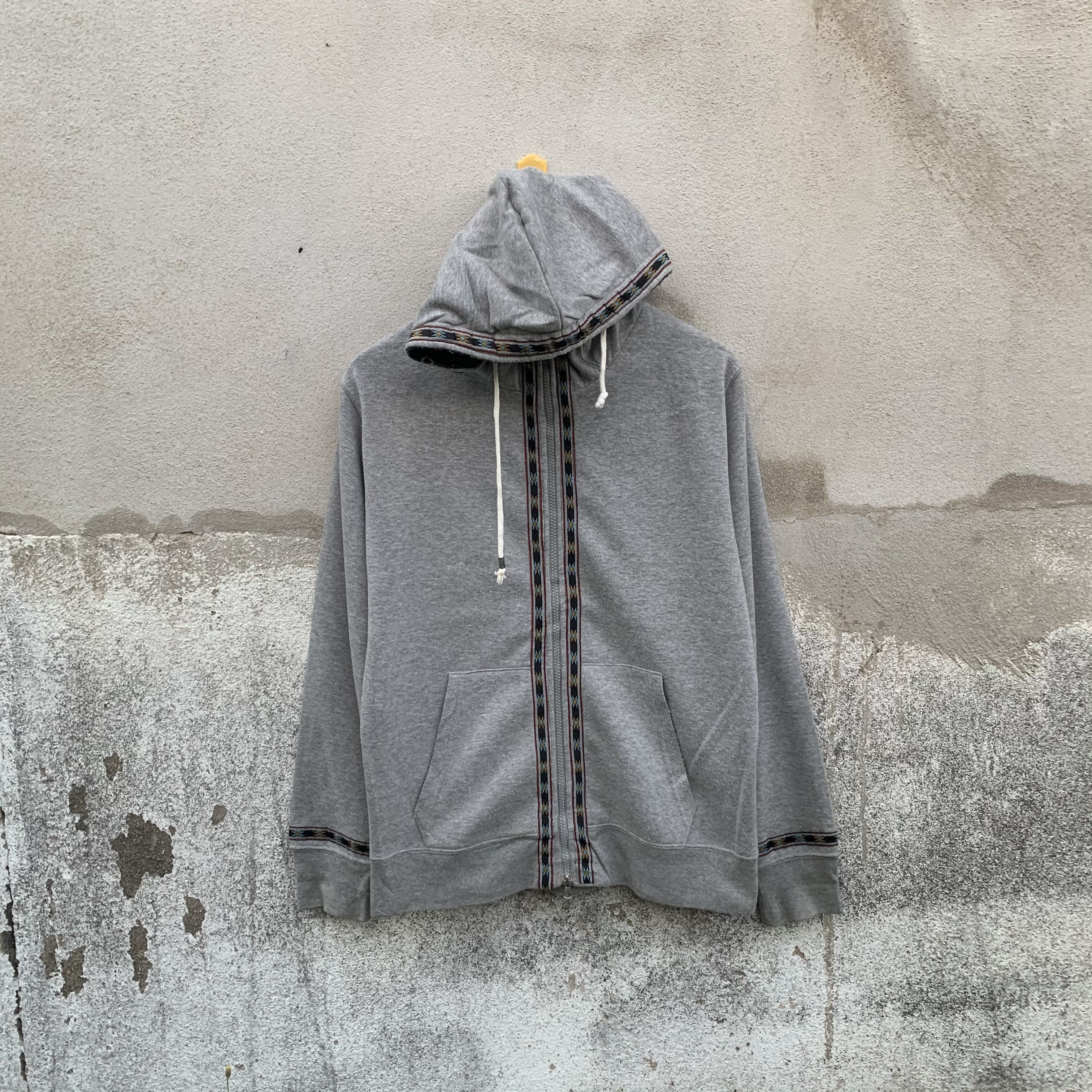 Vintage Aztec Navajo Style Native Hooded Pullover