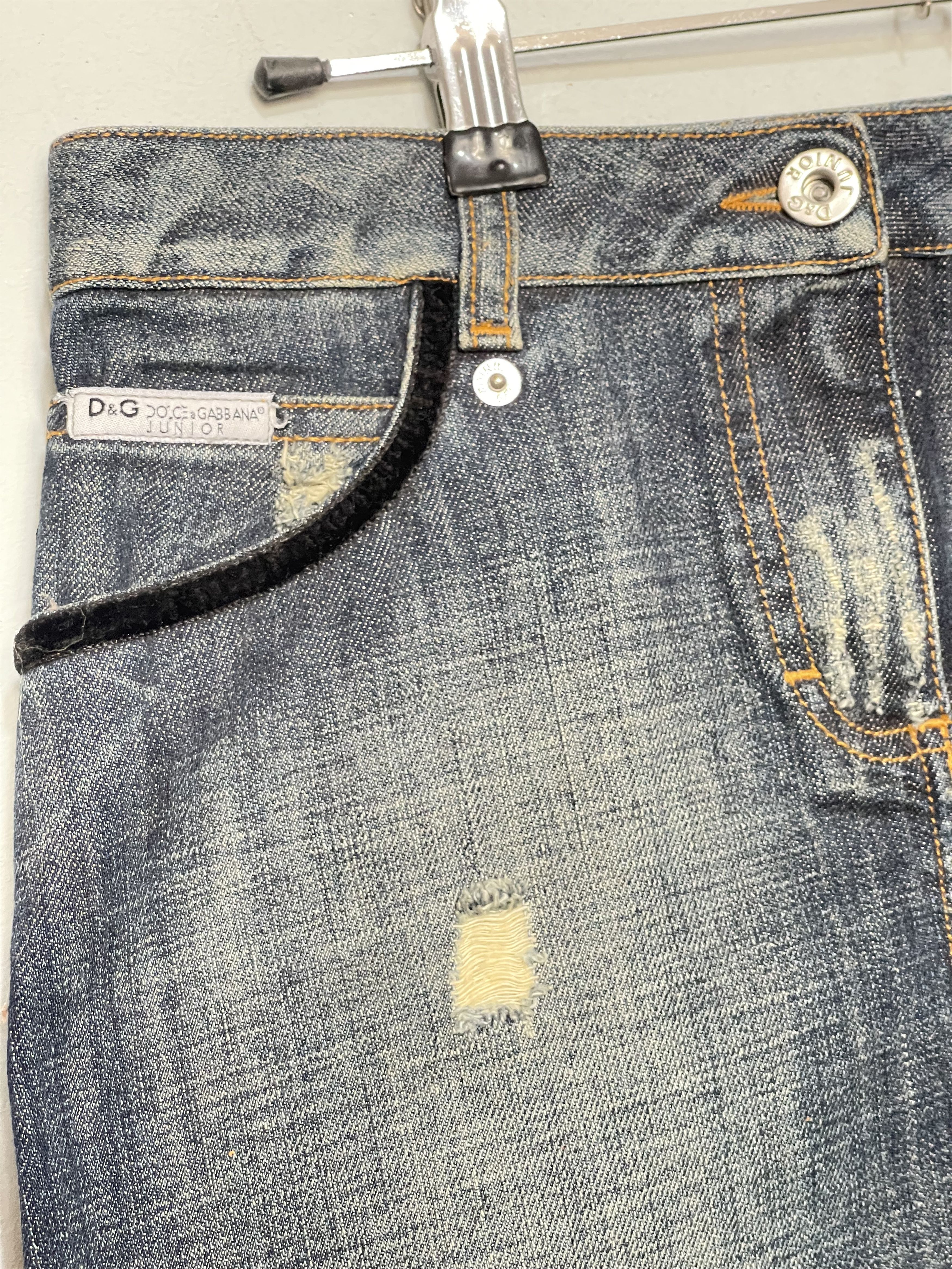 Dolce & Gabbana Women Dolce & Gabbana Denim mini skirt xs or 14years girl Size 36" / US 14 / IT 50 - 5 Thumbnail