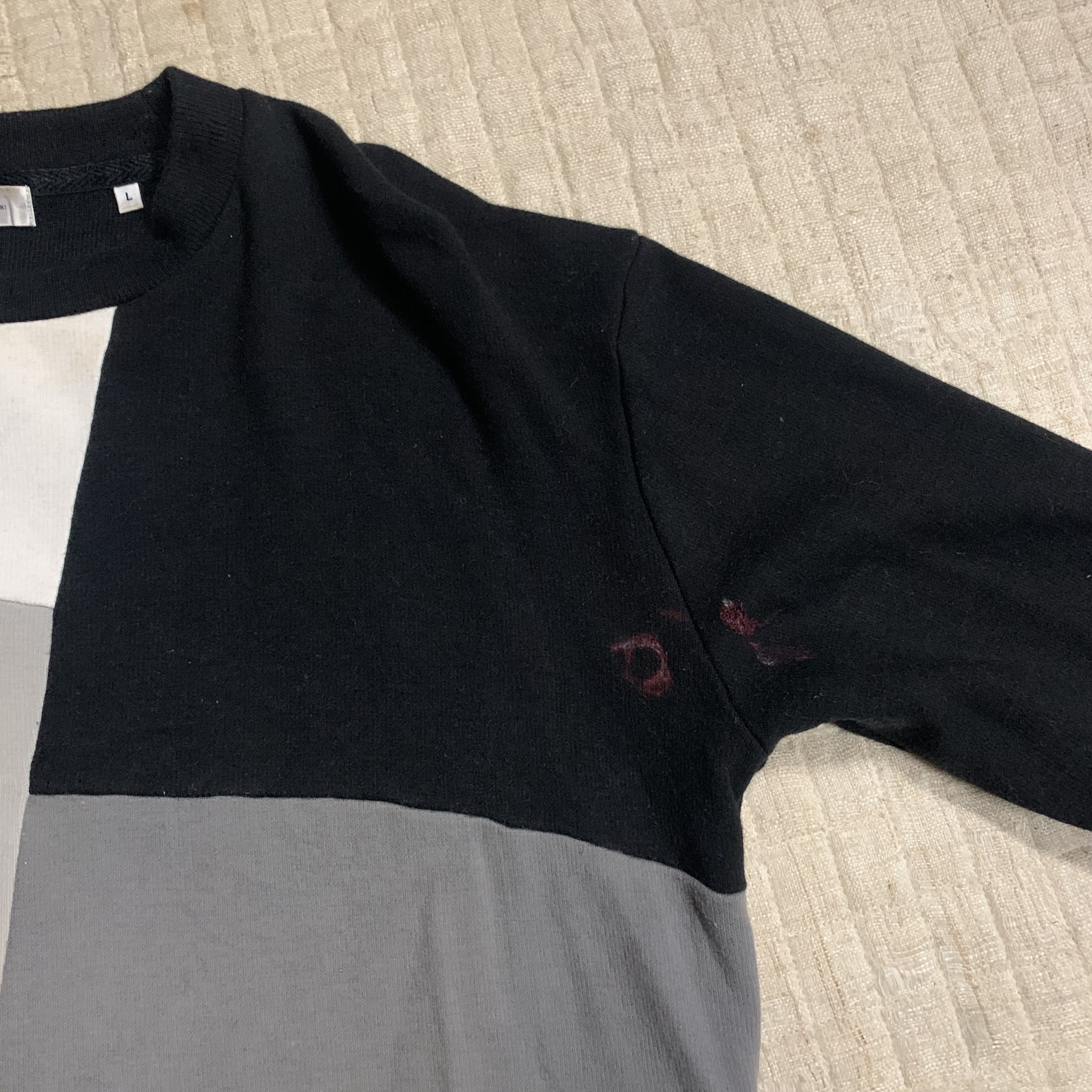 Japanese Brand FLA⚡️H ⚡️ALE 🔥 Vintage TAKEO KIKUCHI Block Design Sweater Size US M / EU 48-50 / 2 - 7 Thumbnail