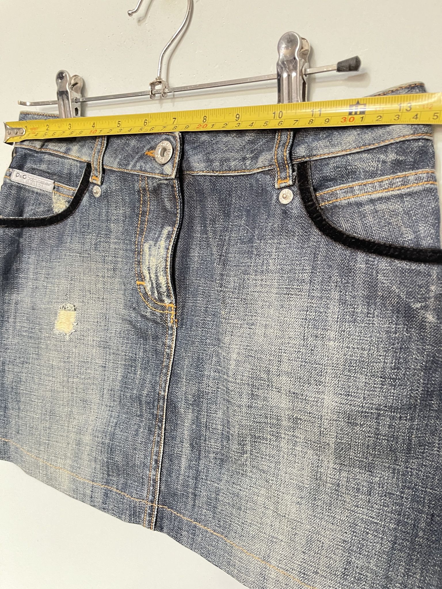 Dolce & Gabbana Denim skirt dolce gabbana women xs 14 years d&g Size 26" / US 2 / IT 38 - 7 Thumbnail