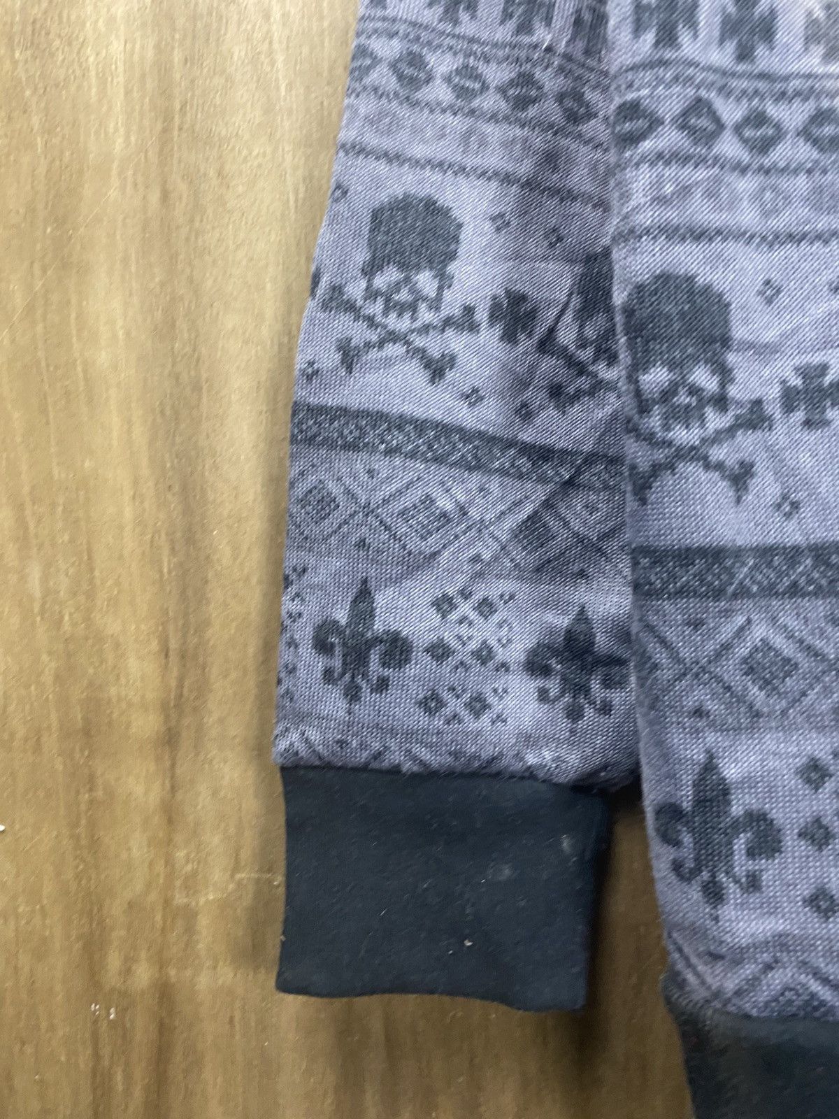 Japanese Brand DL Wild Life skull faded fullprint hoodie Sweater #Z115 Size US XL / EU 56 / 4 - 18 Thumbnail