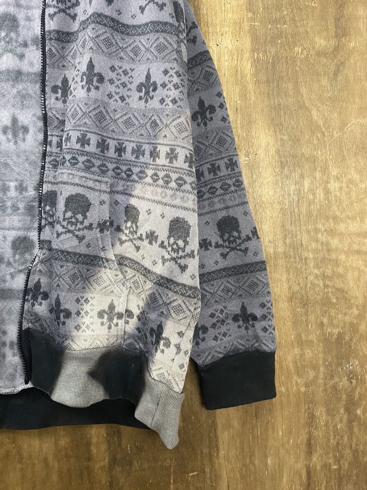 Japanese Brand DL Wild Life skull faded fullprint hoodie Sweater #Z115 Size US XL / EU 56 / 4 - 7 Thumbnail