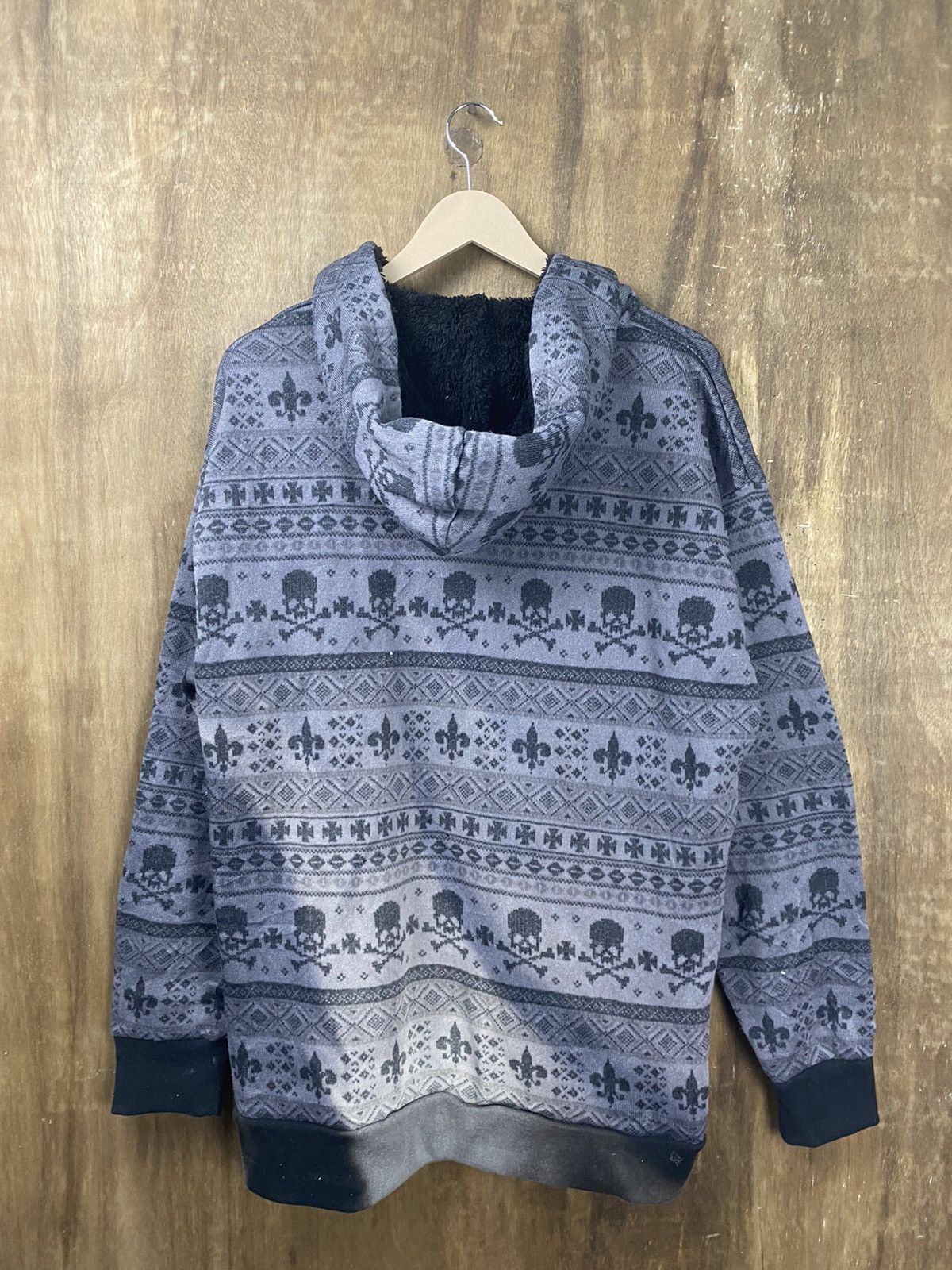 Japanese Brand DL Wild Life skull faded fullprint hoodie Sweater #Z115 Size US XL / EU 56 / 4 - 14 Thumbnail