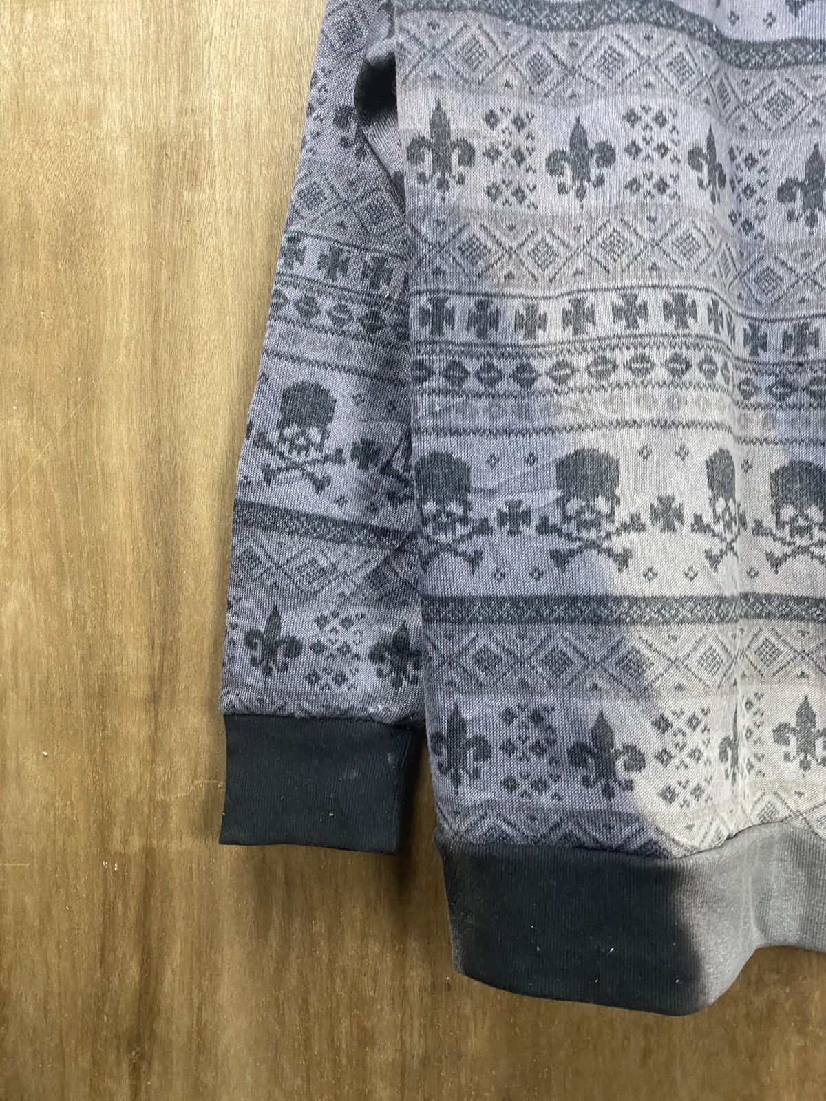 Japanese Brand DL Wild Life skull faded fullprint hoodie Sweater #Z115 Size US XL / EU 56 / 4 - 17 Thumbnail