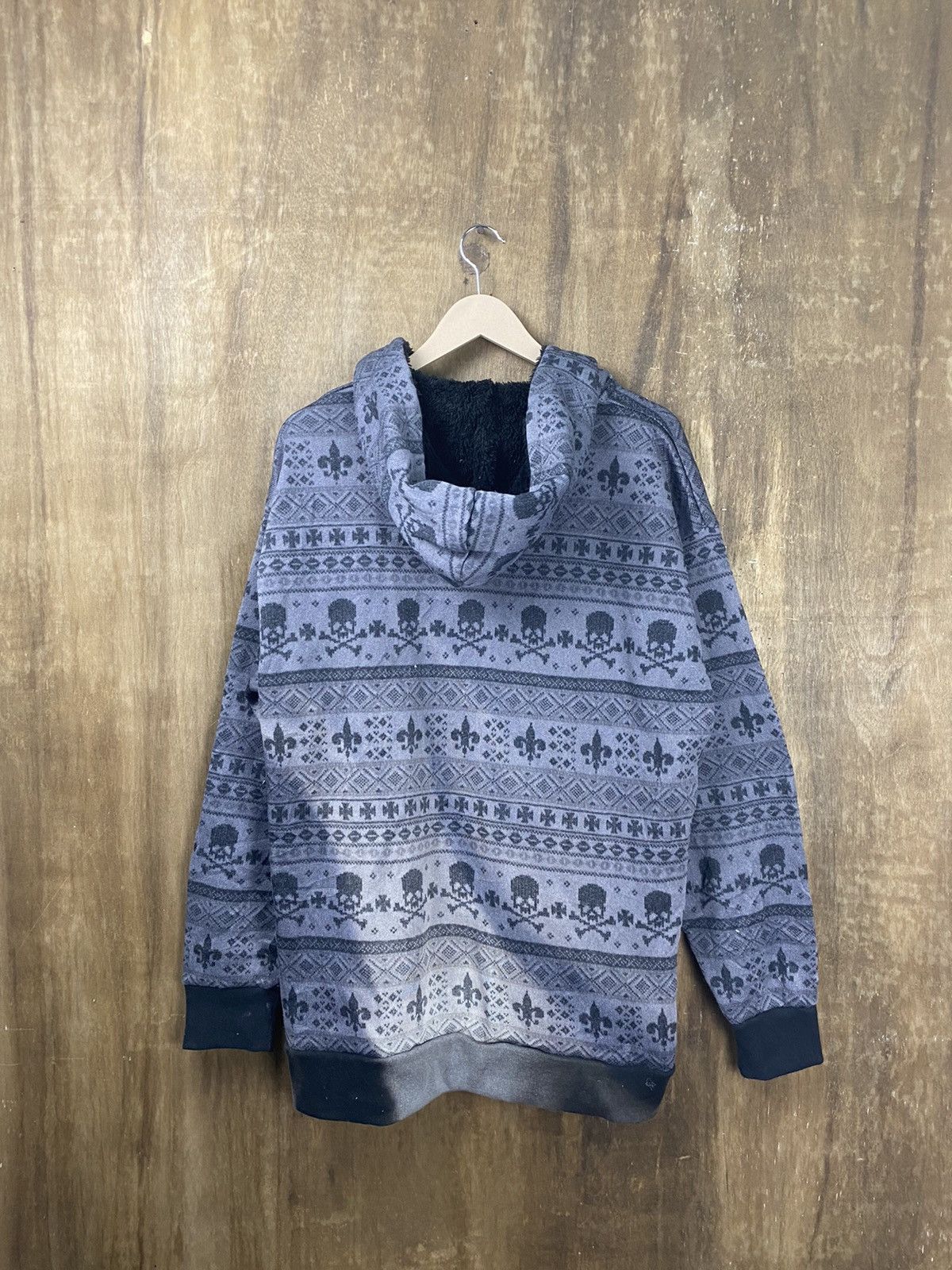 Japanese Brand DL Wild Life skull faded fullprint hoodie Sweater #Z115 Size US XL / EU 56 / 4 - 13 Thumbnail