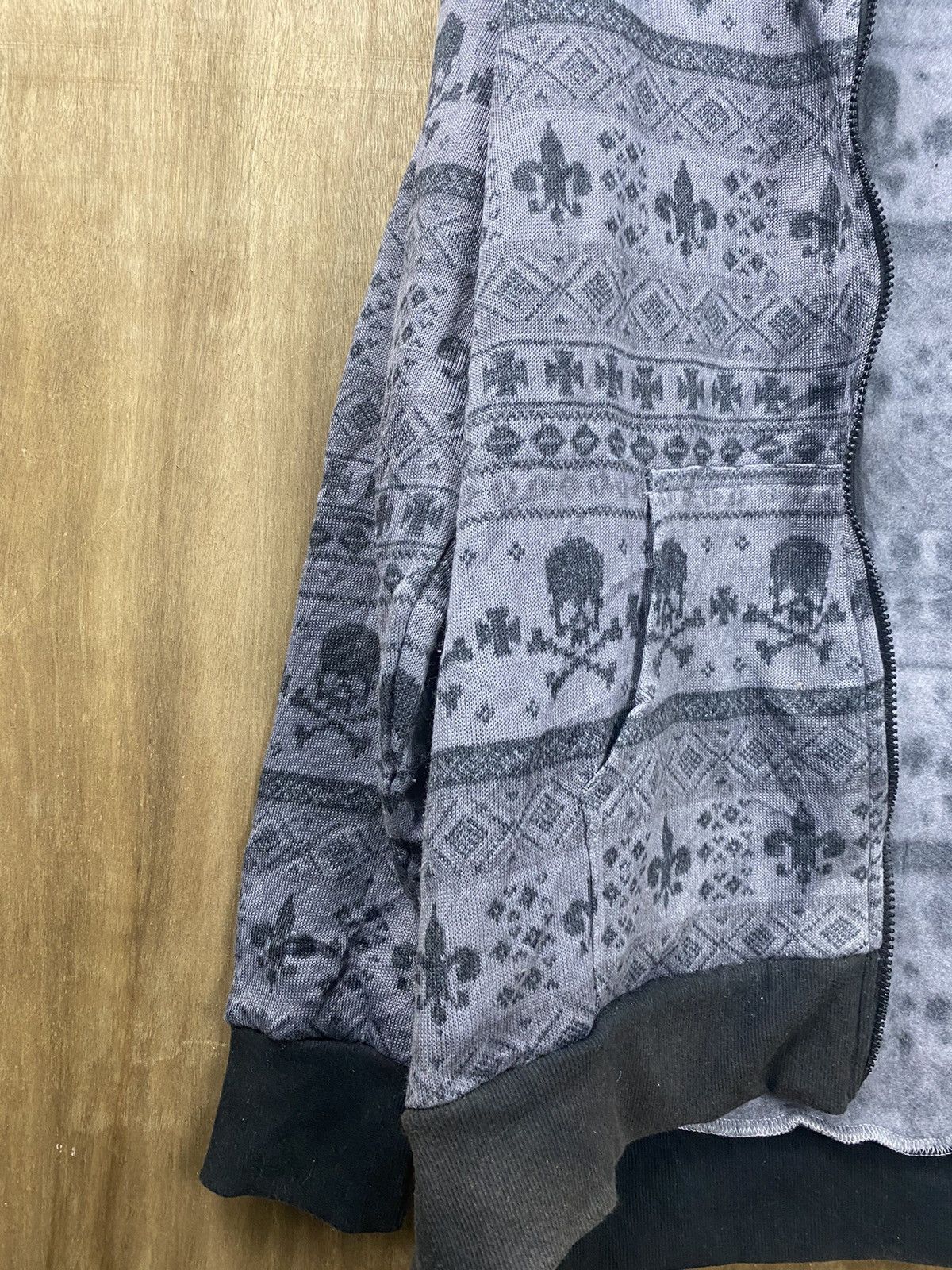 Japanese Brand DL Wild Life skull faded fullprint hoodie Sweater #Z115 Size US XL / EU 56 / 4 - 9 Thumbnail