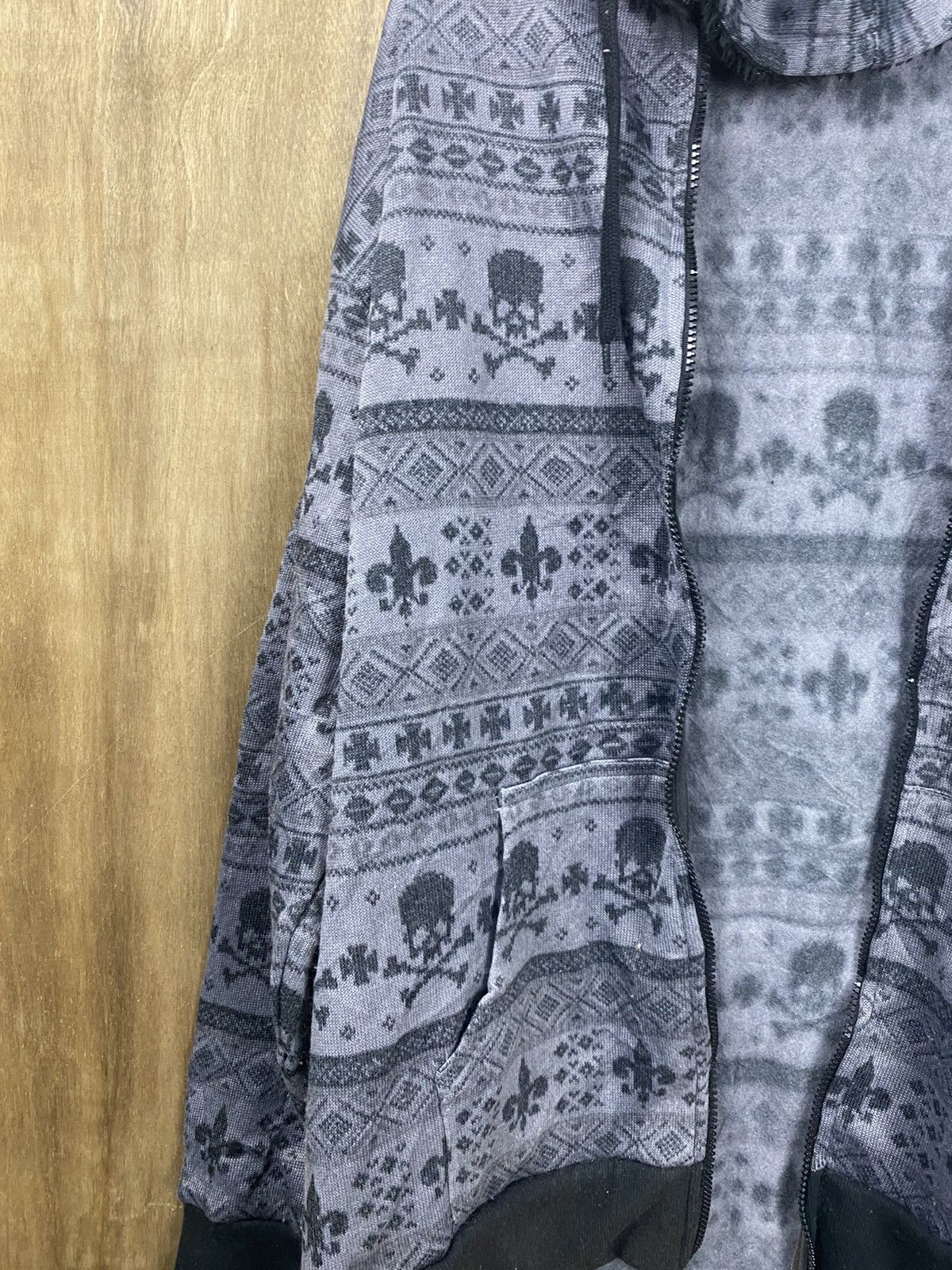 Japanese Brand DL Wild Life skull faded fullprint hoodie Sweater #Z115 Size US XL / EU 56 / 4 - 5 Thumbnail