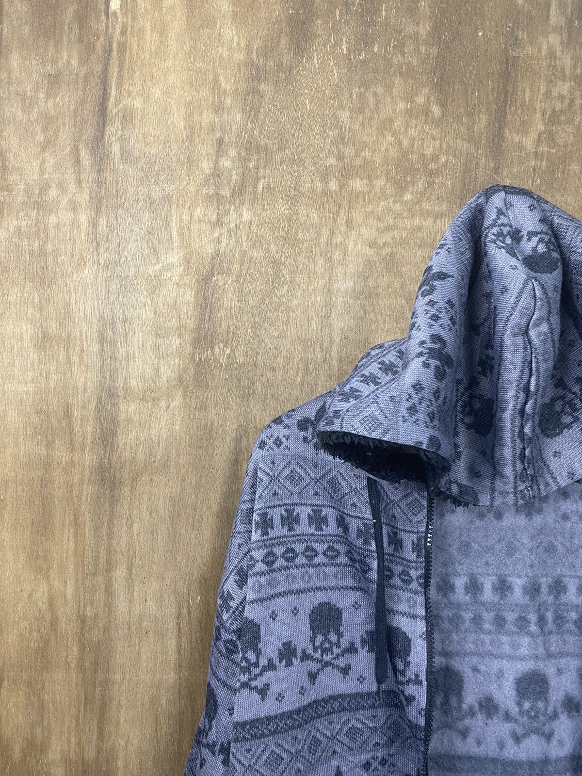 Japanese Brand DL Wild Life skull faded fullprint hoodie Sweater #Z115 Size US XL / EU 56 / 4 - 3 Thumbnail