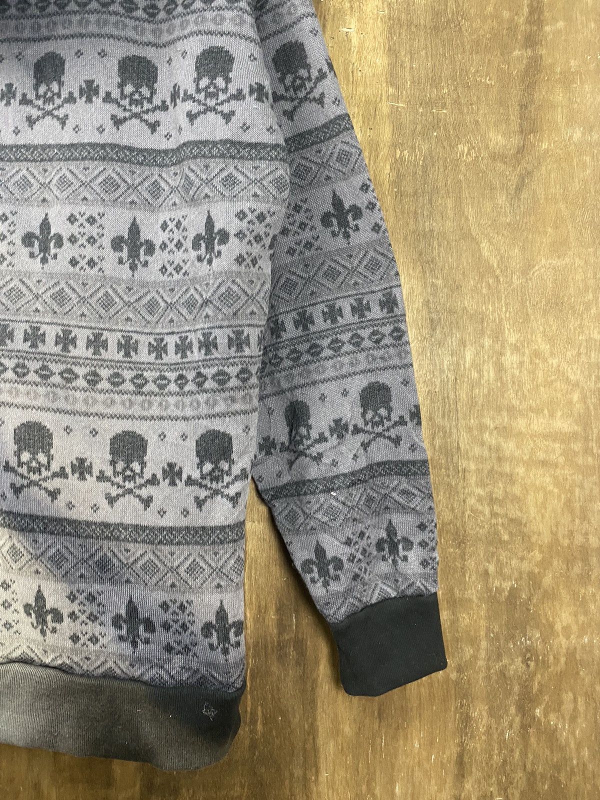 Japanese Brand DL Wild Life skull faded fullprint hoodie Sweater #Z115 Size US XL / EU 56 / 4 - 19 Thumbnail