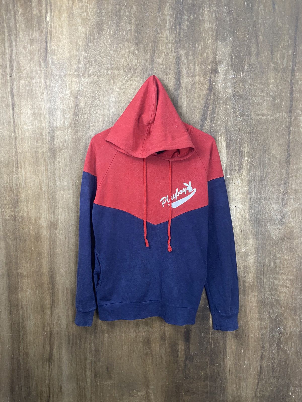 Playboy Playboy 2 tone sweatshirt Hoodies #Z107 Size US M / EU 48-50 / 2 - 1 Thumbnail