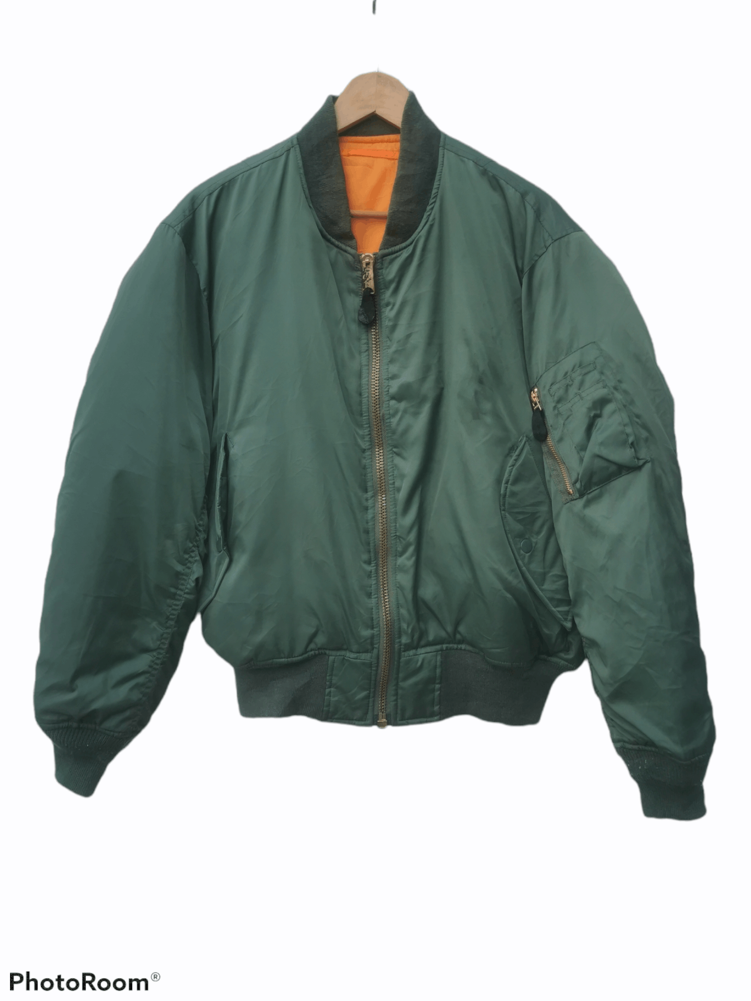 Vintage Turkey Bear MA-1 Flight Bomber Jacket