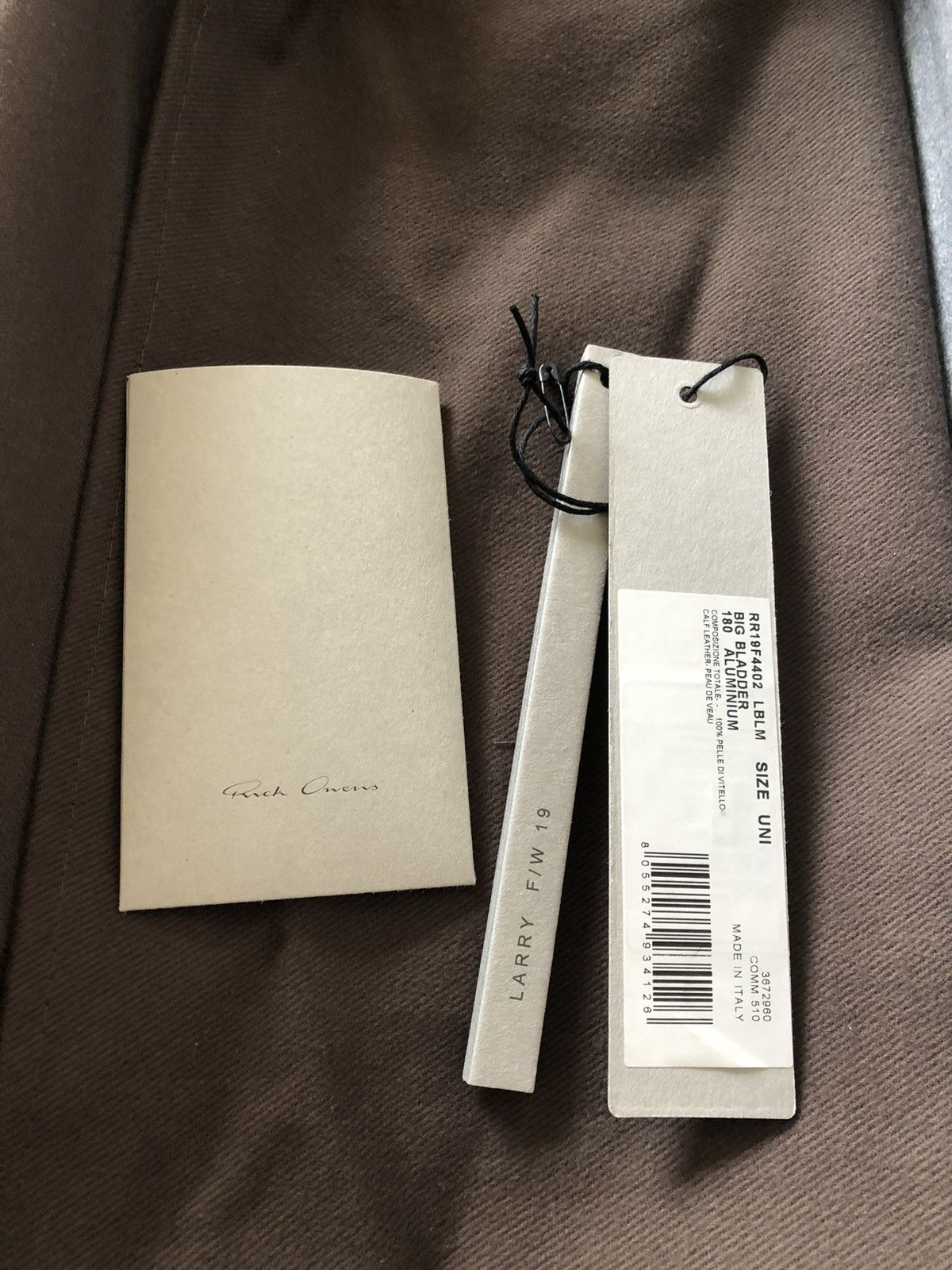 Rick Owens Rick owens fw19 larry Big bladder wallet Size ONE SIZE - 6 Thumbnail