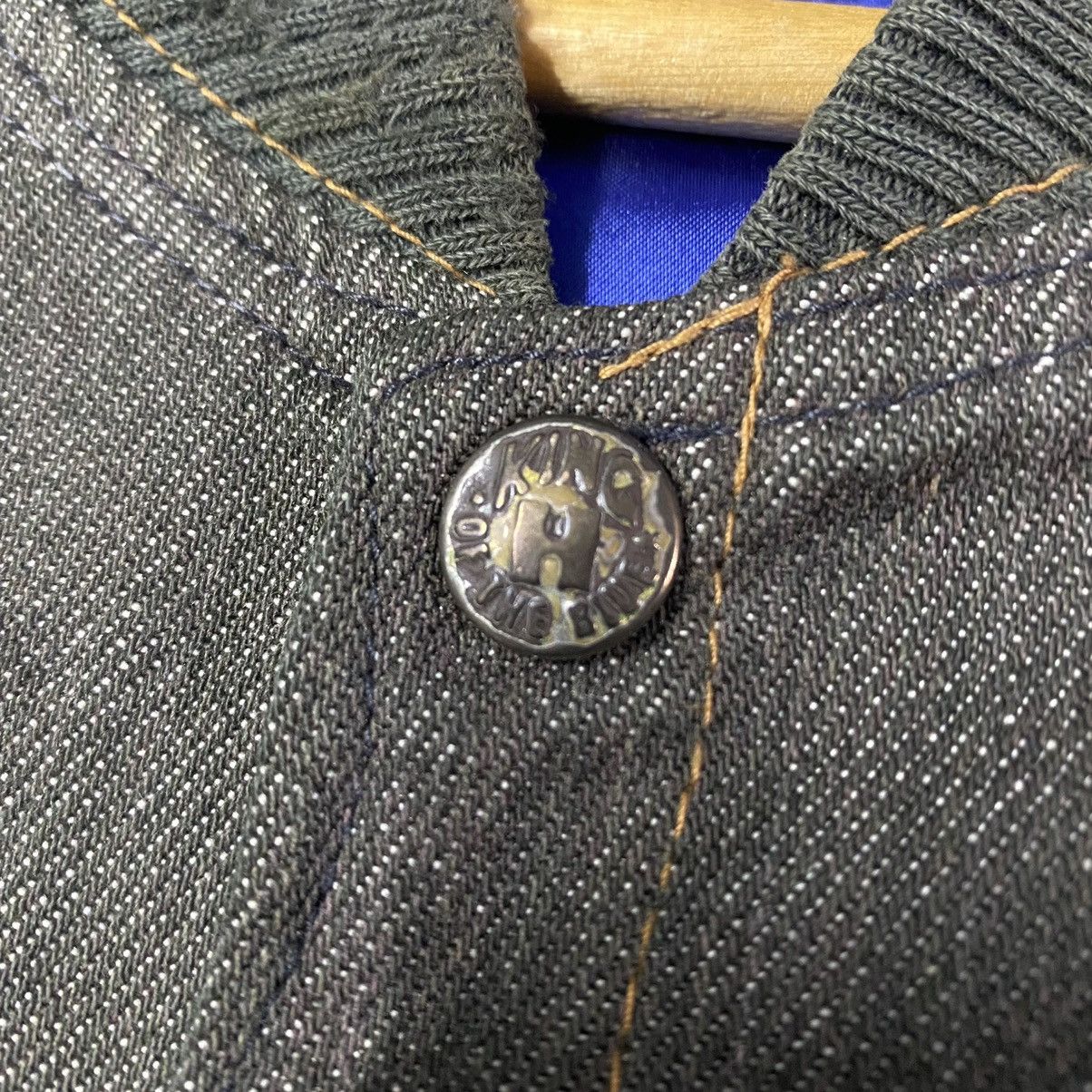 Blue Blue Japan Vintage BLUE BLUE Denim Varsity Jacket Size US L / EU 52-54 / 3 - 16 Thumbnail