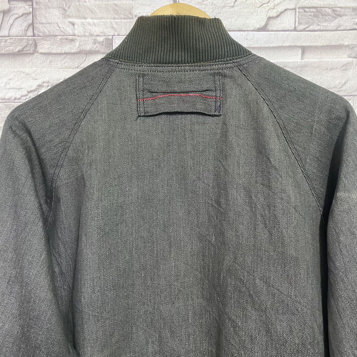 Blue Blue Japan Vintage BLUE BLUE Denim Varsity Jacket Size US L / EU 52-54 / 3 - 12 Thumbnail
