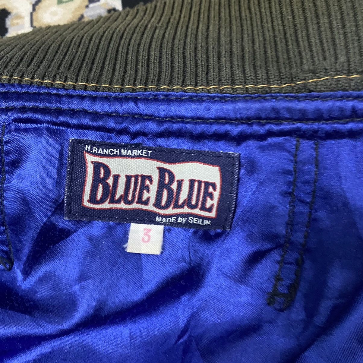 Blue Blue Japan Vintage BLUE BLUE Denim Varsity Jacket Size US L / EU 52-54 / 3 - 22 Thumbnail