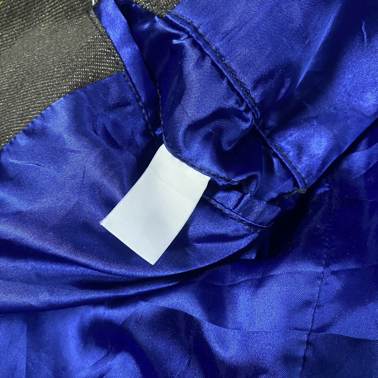 Blue Blue Japan Vintage BLUE BLUE Denim Varsity Jacket Size US L / EU 52-54 / 3 - 23 Thumbnail