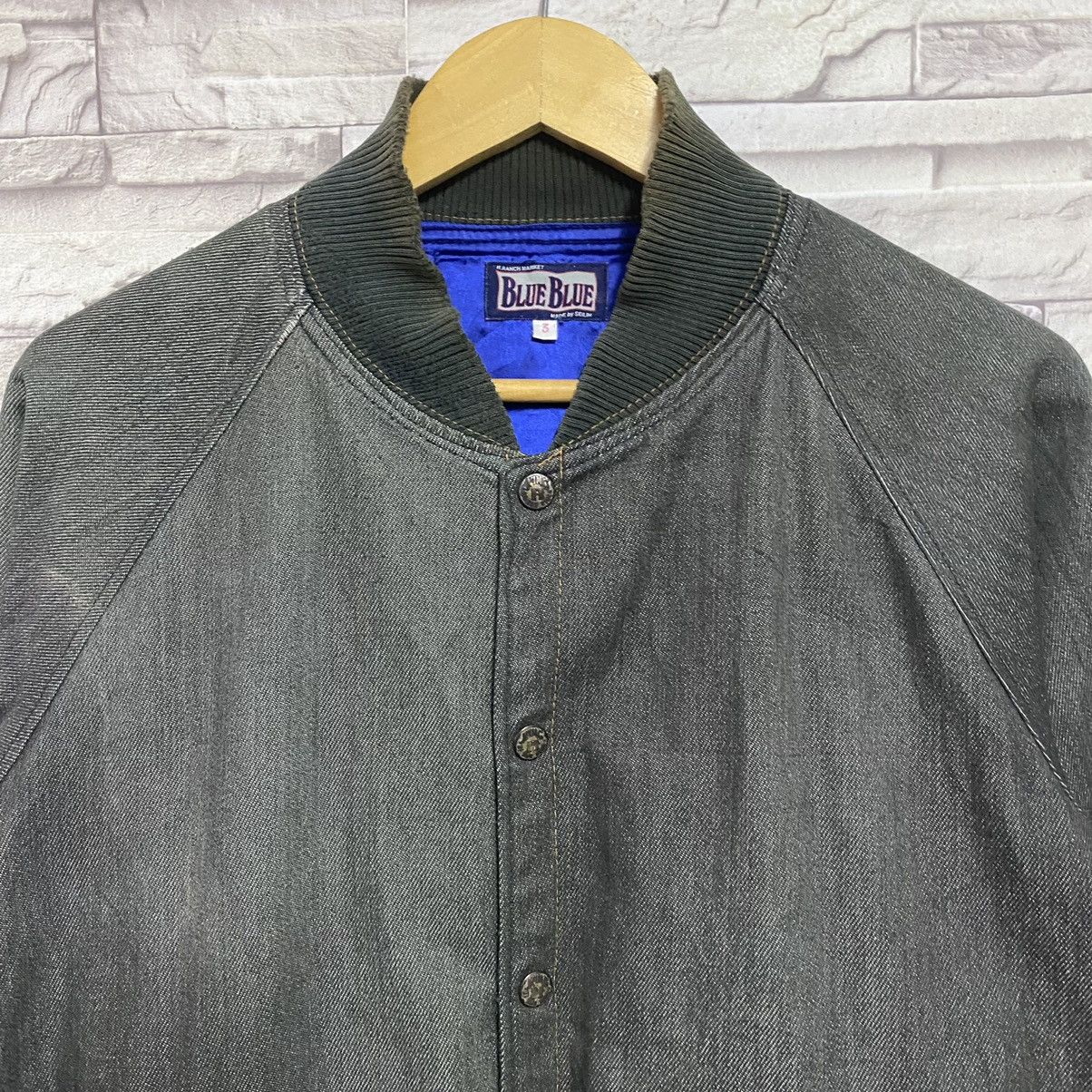Blue Blue Japan Vintage BLUE BLUE Denim Varsity Jacket Size US L / EU 52-54 / 3 - 4 Thumbnail
