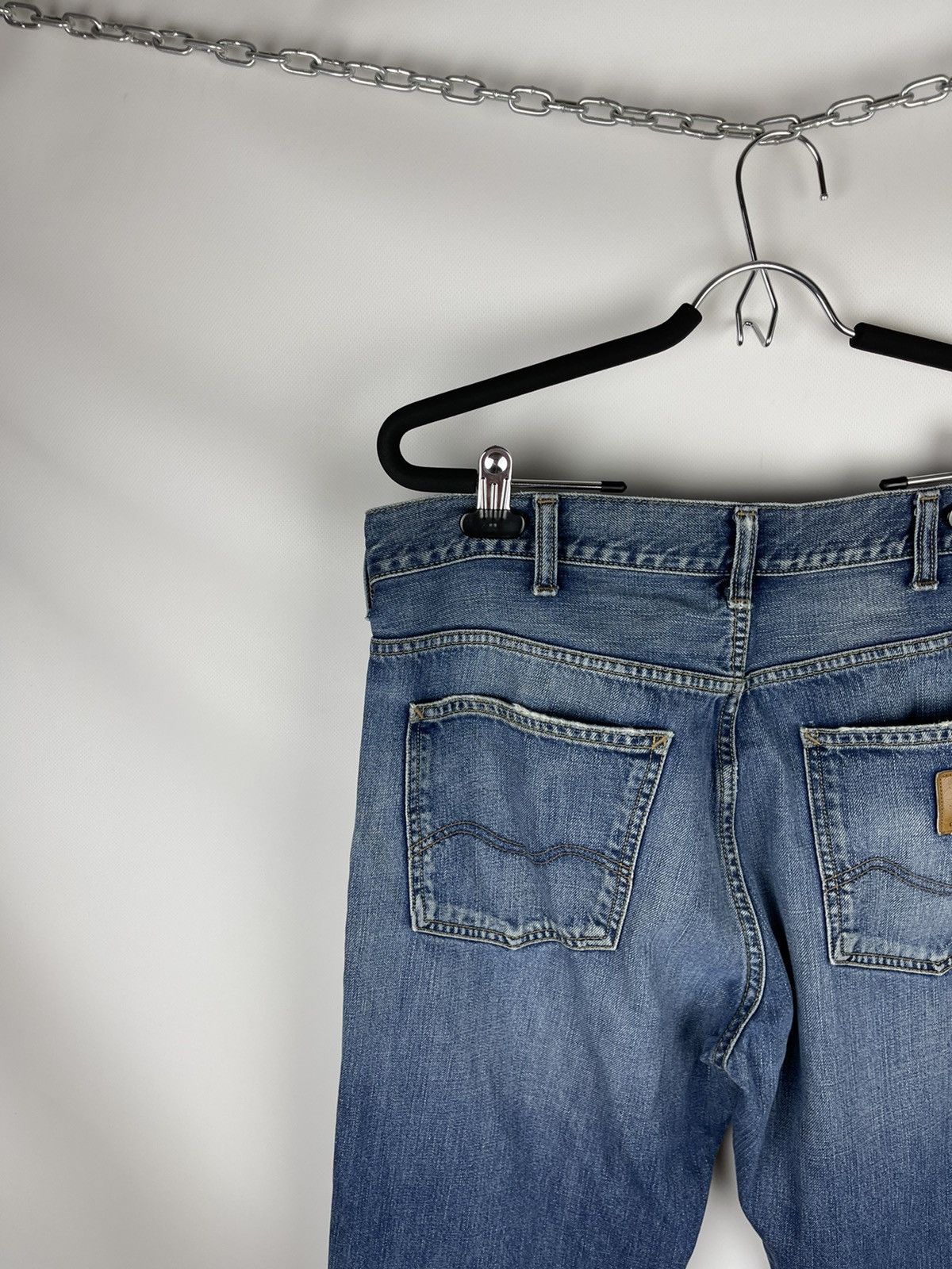Carhartt Carhartt vintage Texas Pant blue denim jeans pants Size US 33 - 8 Thumbnail