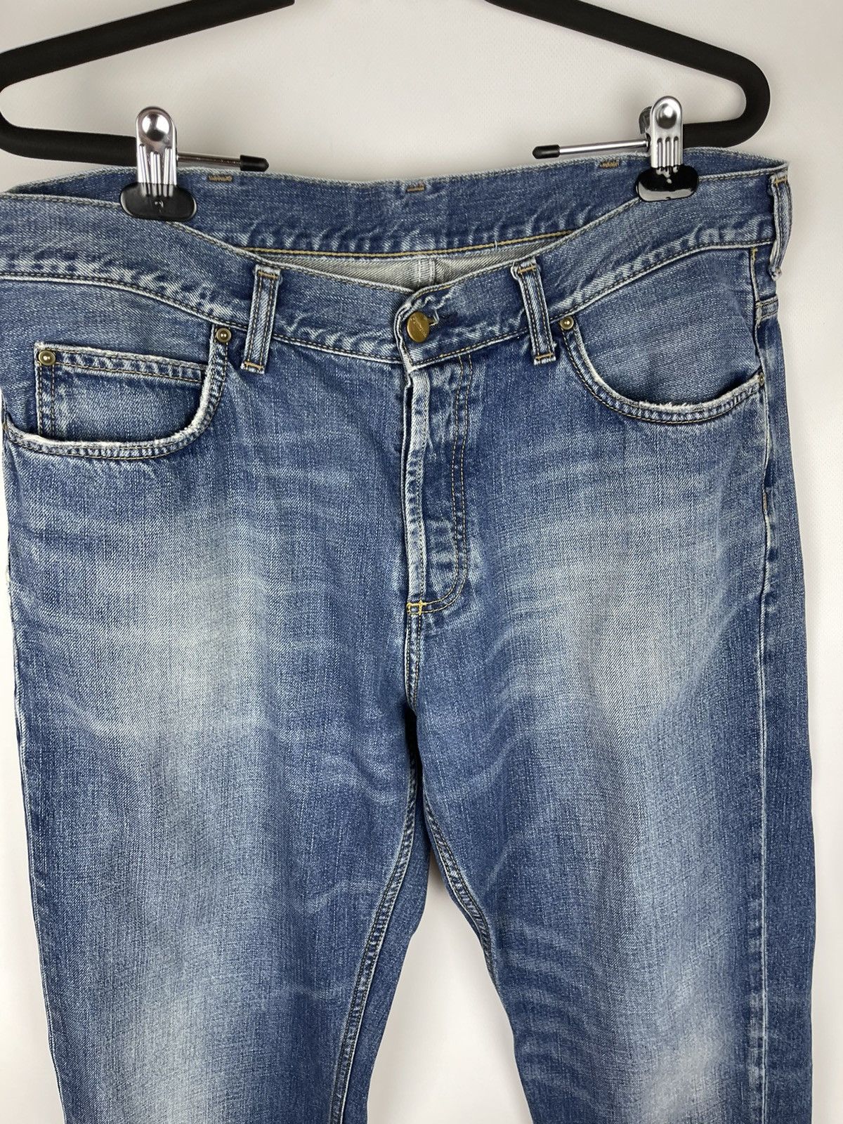 Carhartt Carhartt vintage Texas Pant blue denim jeans pants Size US 33 - 5 Thumbnail
