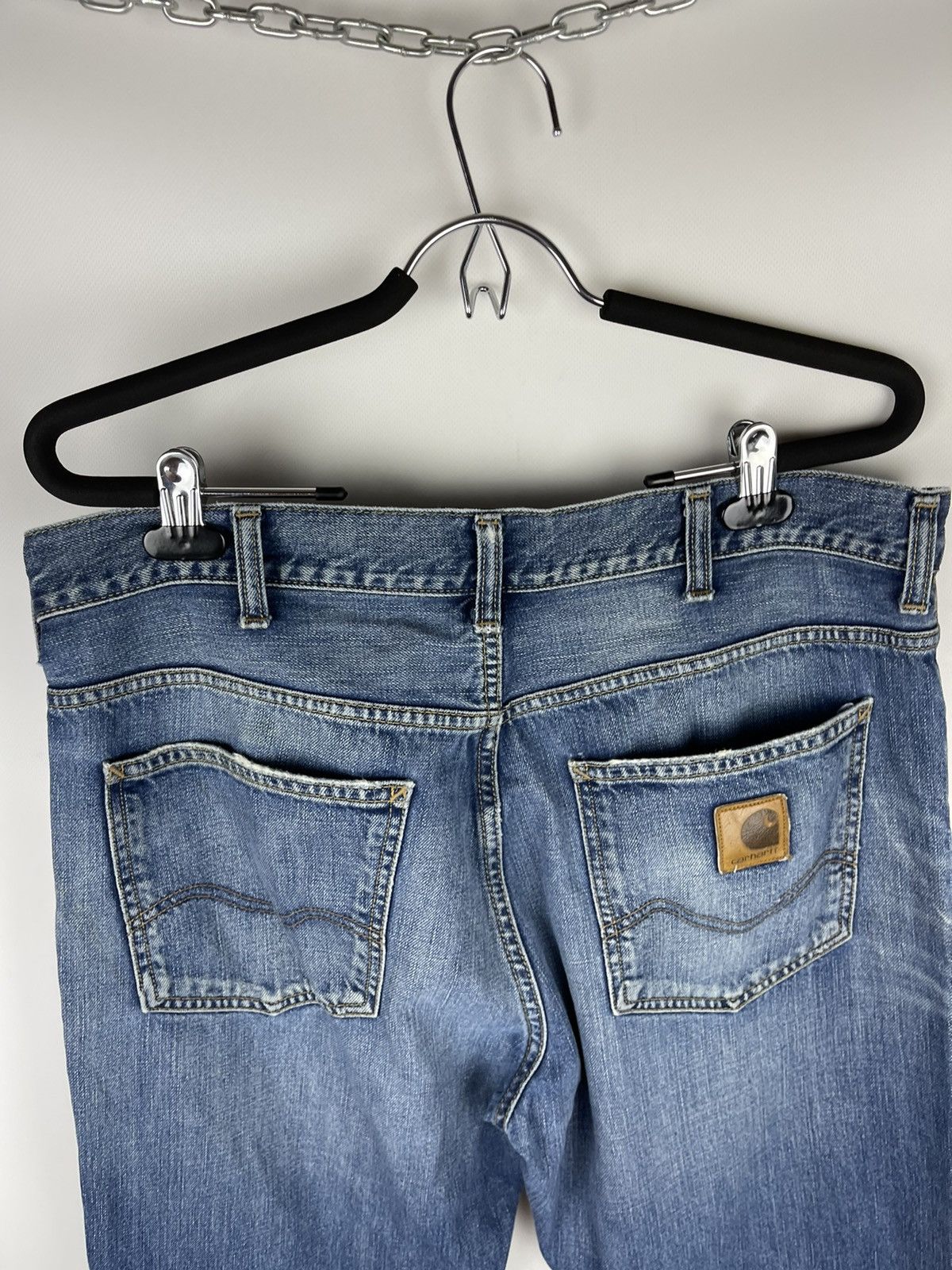 Carhartt Carhartt vintage Texas Pant blue denim jeans pants Size US 33 - 12 Thumbnail