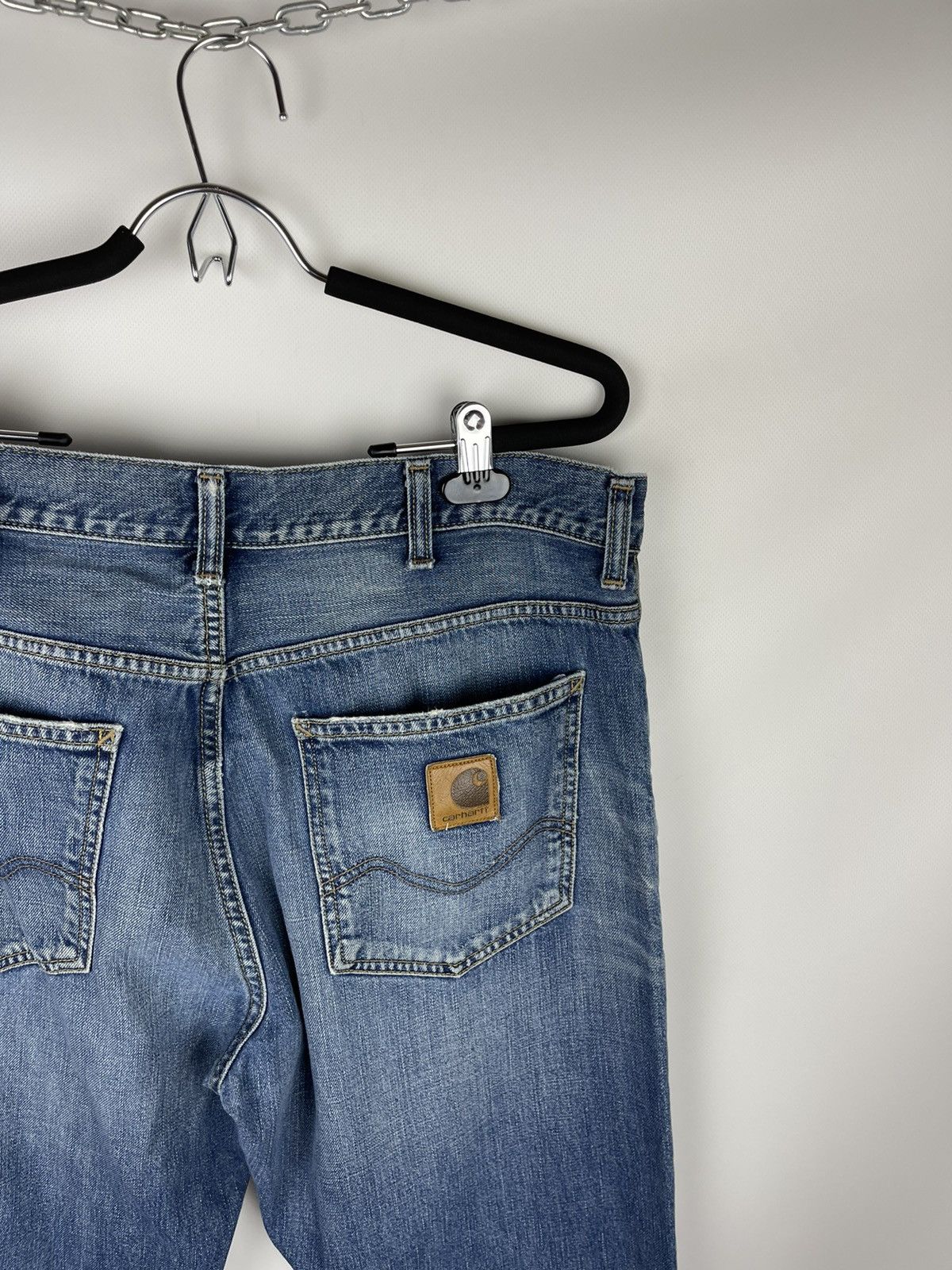 Carhartt Carhartt vintage Texas Pant blue denim jeans pants Size US 33 - 9 Thumbnail
