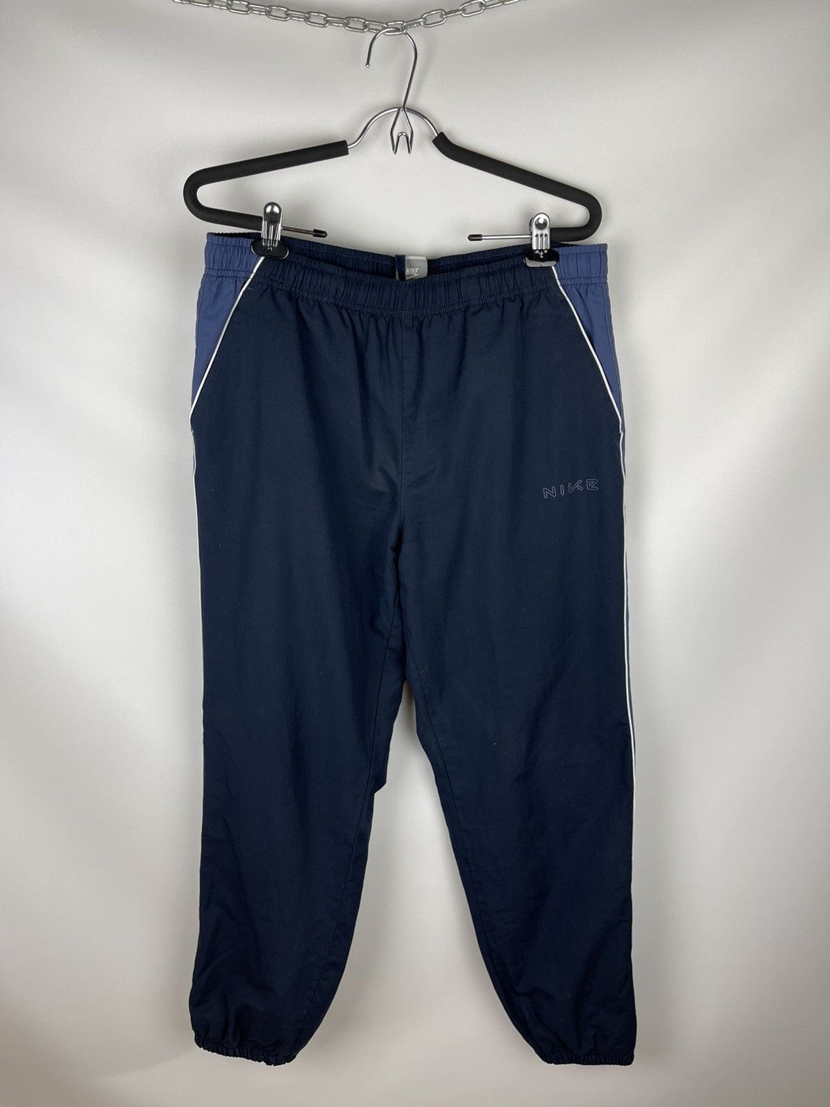 Nike Nike vintage y2k double logo swoosh track pants Size US 34 / EU 50 - 1 Thumbnail