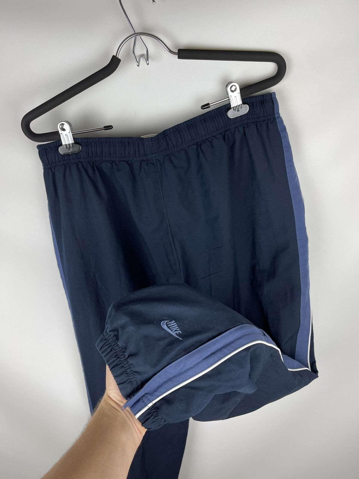 Nike Nike vintage y2k double logo swoosh track pants Size US 34 / EU 50 - 2 Thumbnail