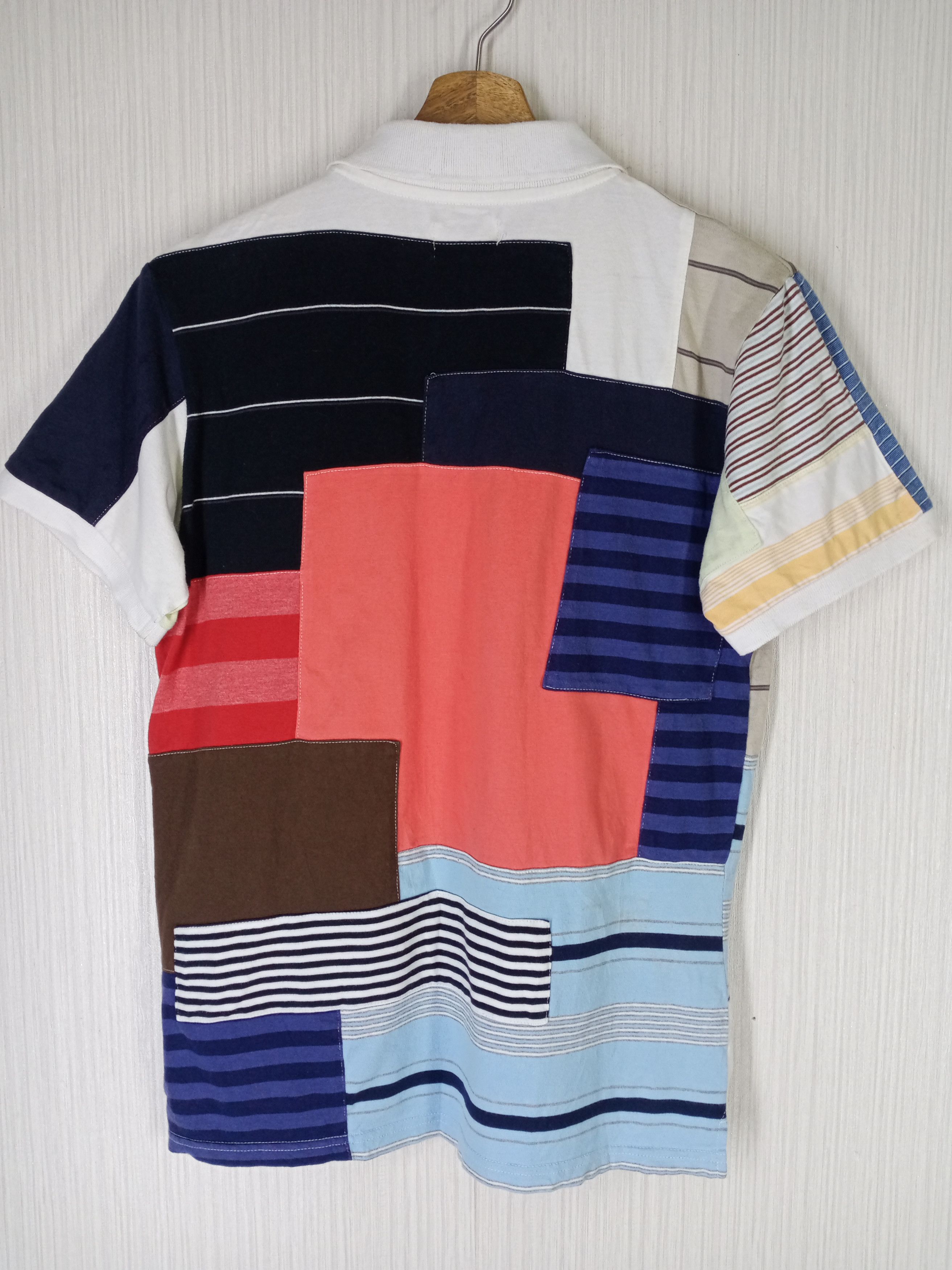 Japanese Brand × Vintage Rare Vintage Apache Pacthwork Polo Shirt Size US M / EU 48-50 / 2 - 6 Thumbnail
